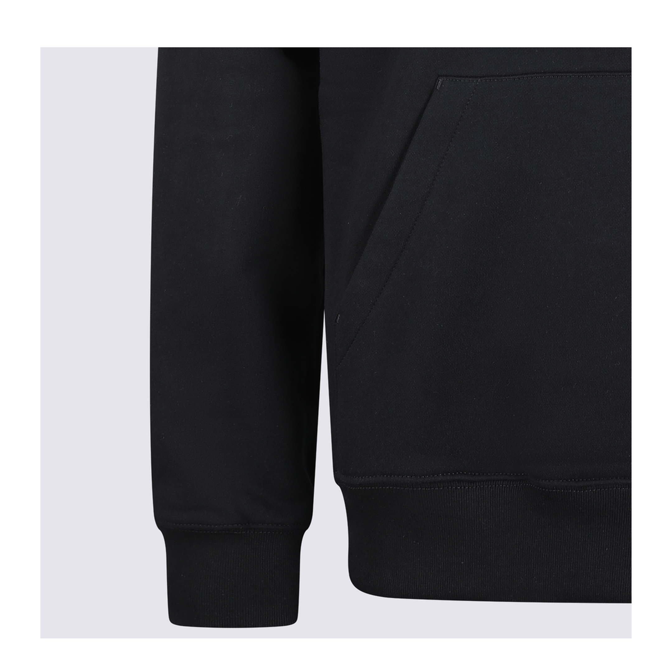 Cotton Jersey Sweatshirt with Print in Black - Image 7