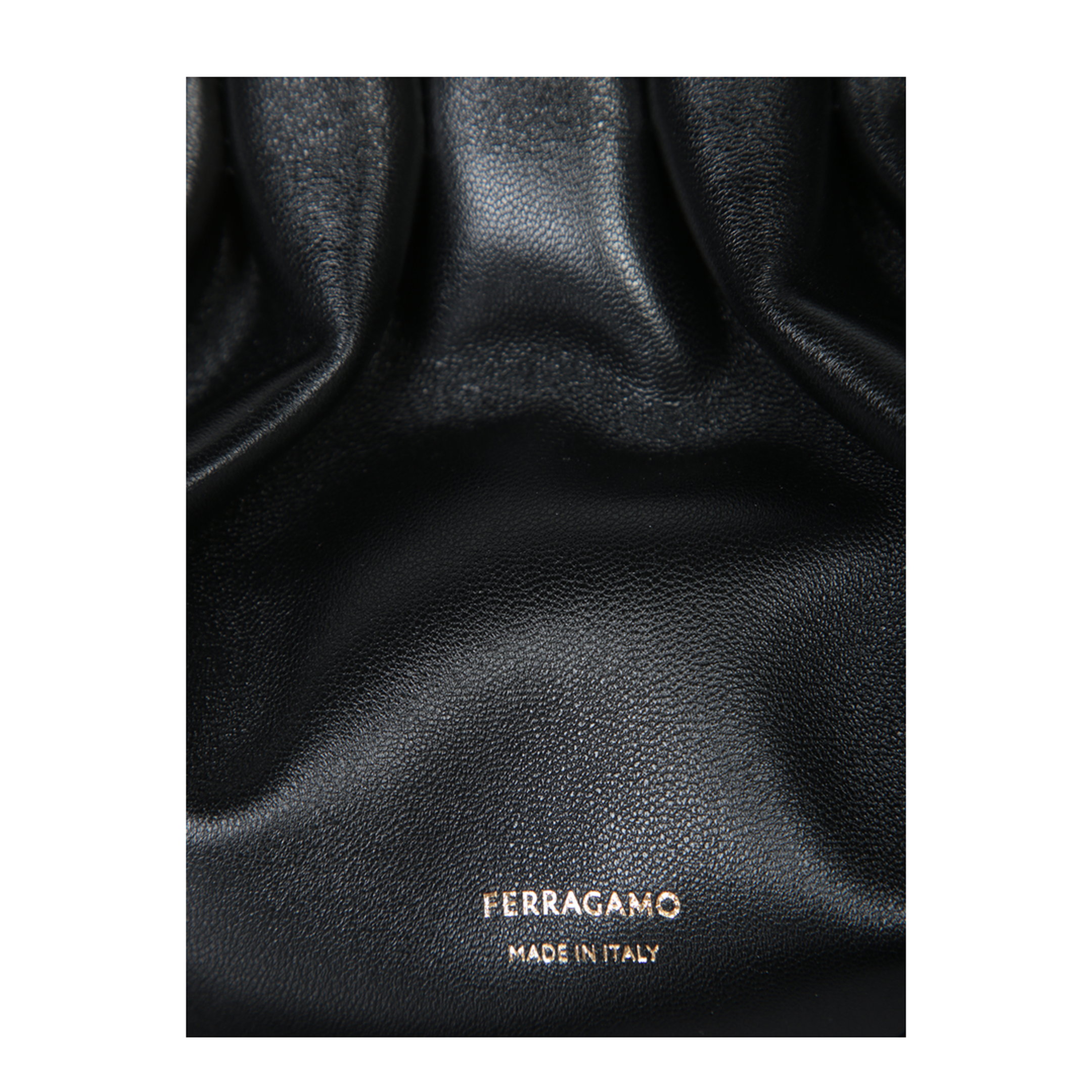 Soft-bag Small Nappa Leather Shoulder Bag - Black - Image 4