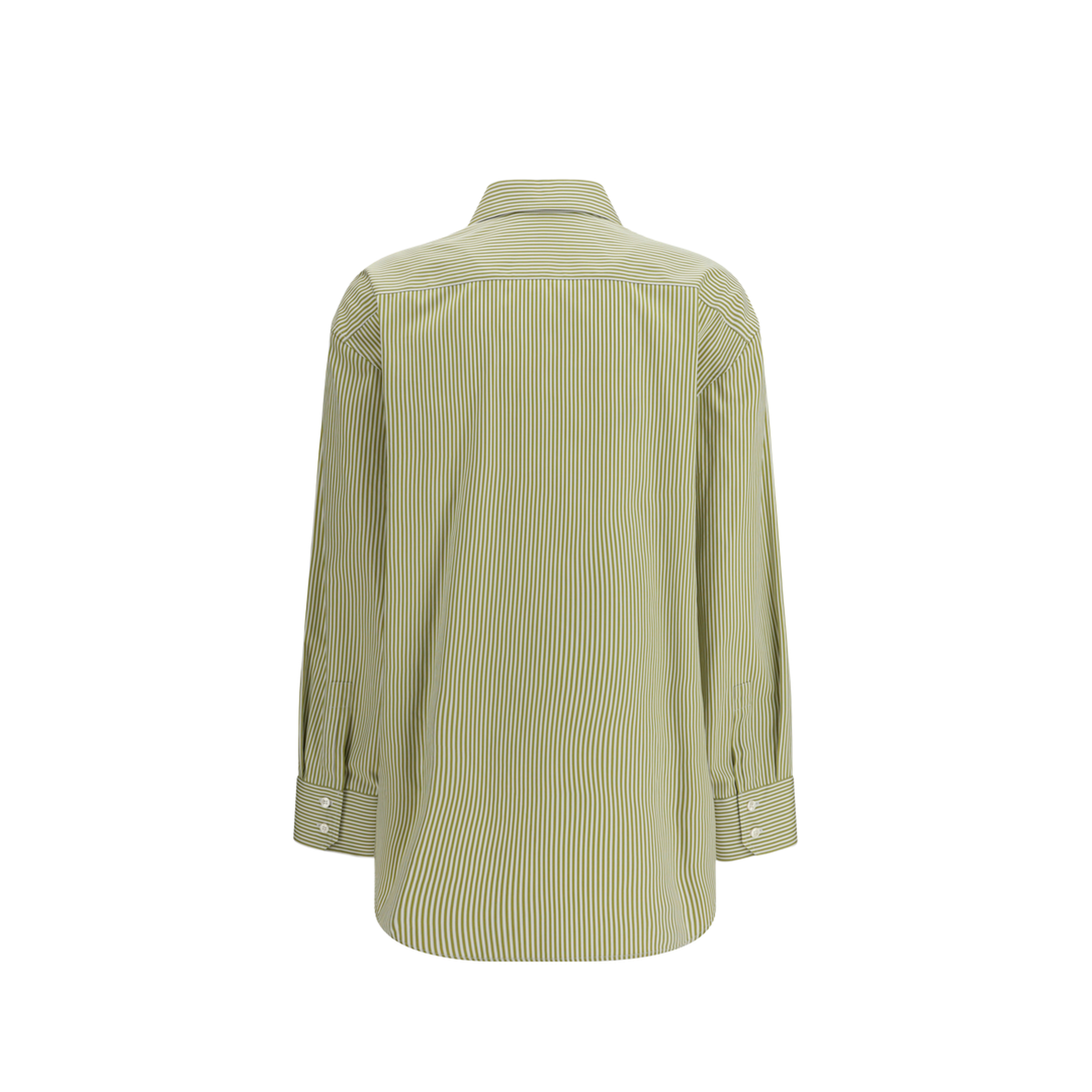 Vertical Striped Button Shirt - Image 2