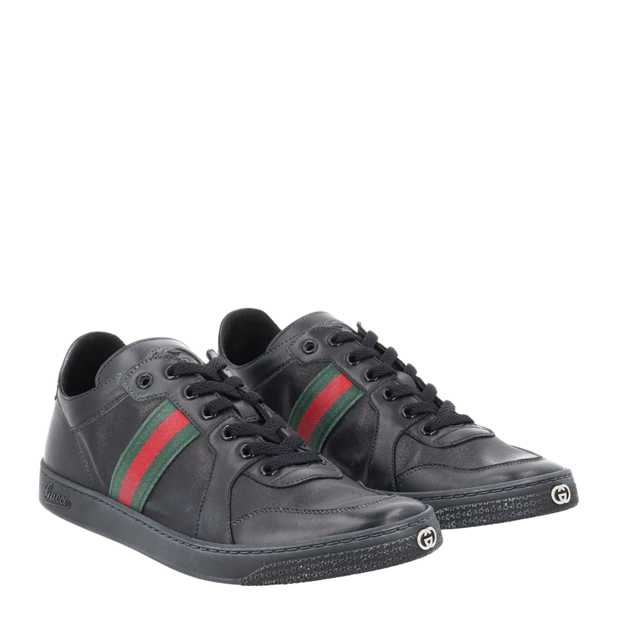 Stretch Leather Effect Sneaker - Image 2