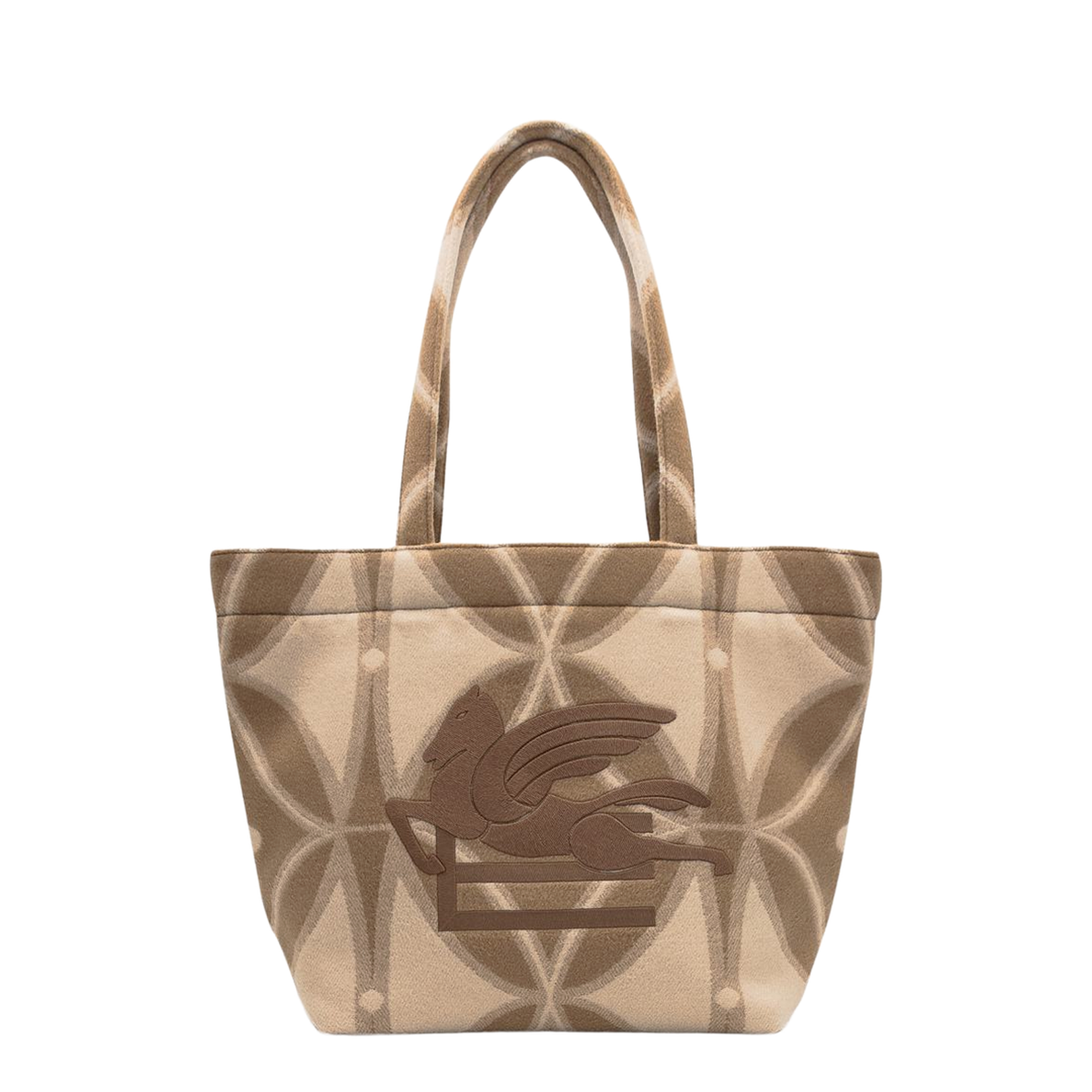 Wool Shopping Bag With Logo - Image 1