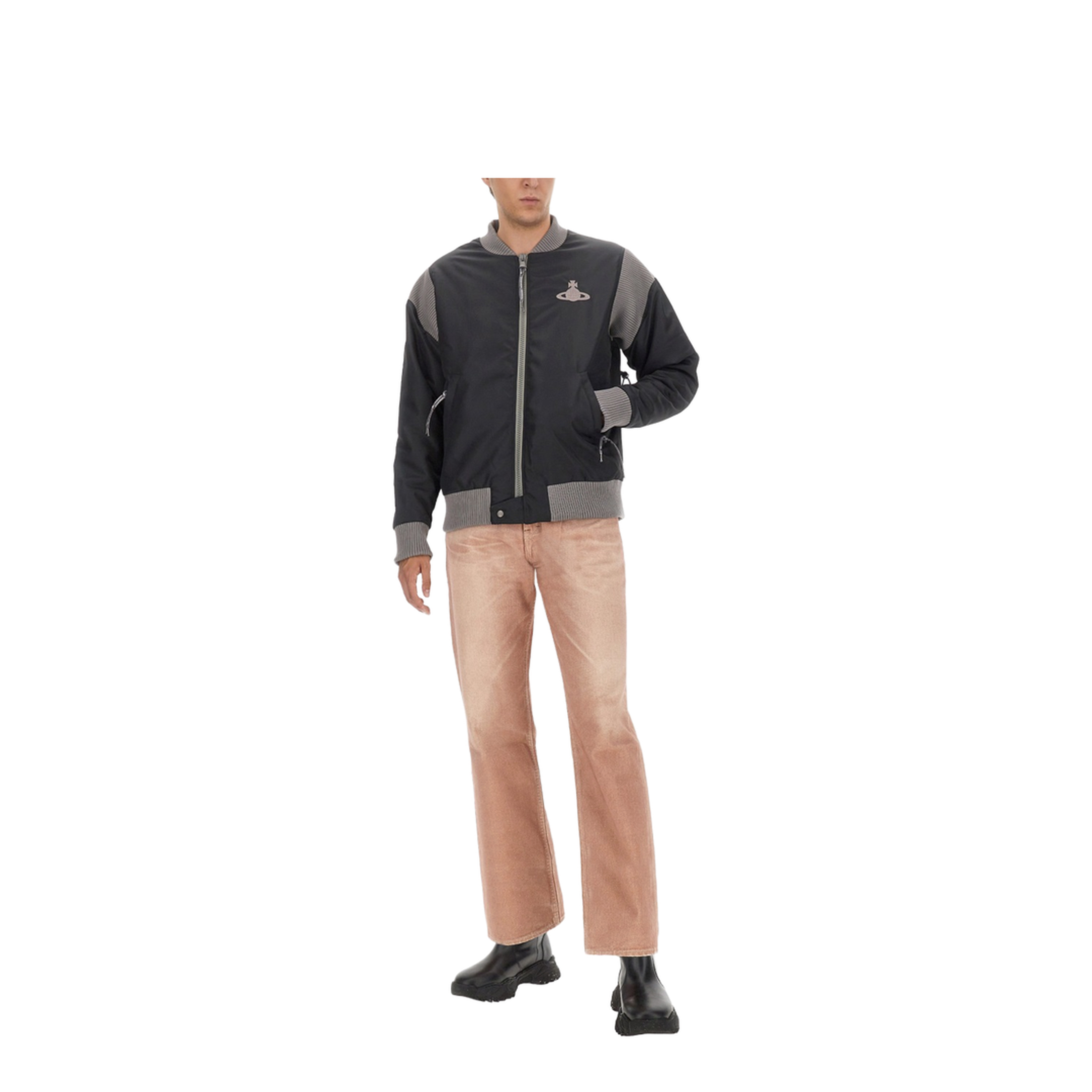 Bomber Jacket With Logo - Image 2