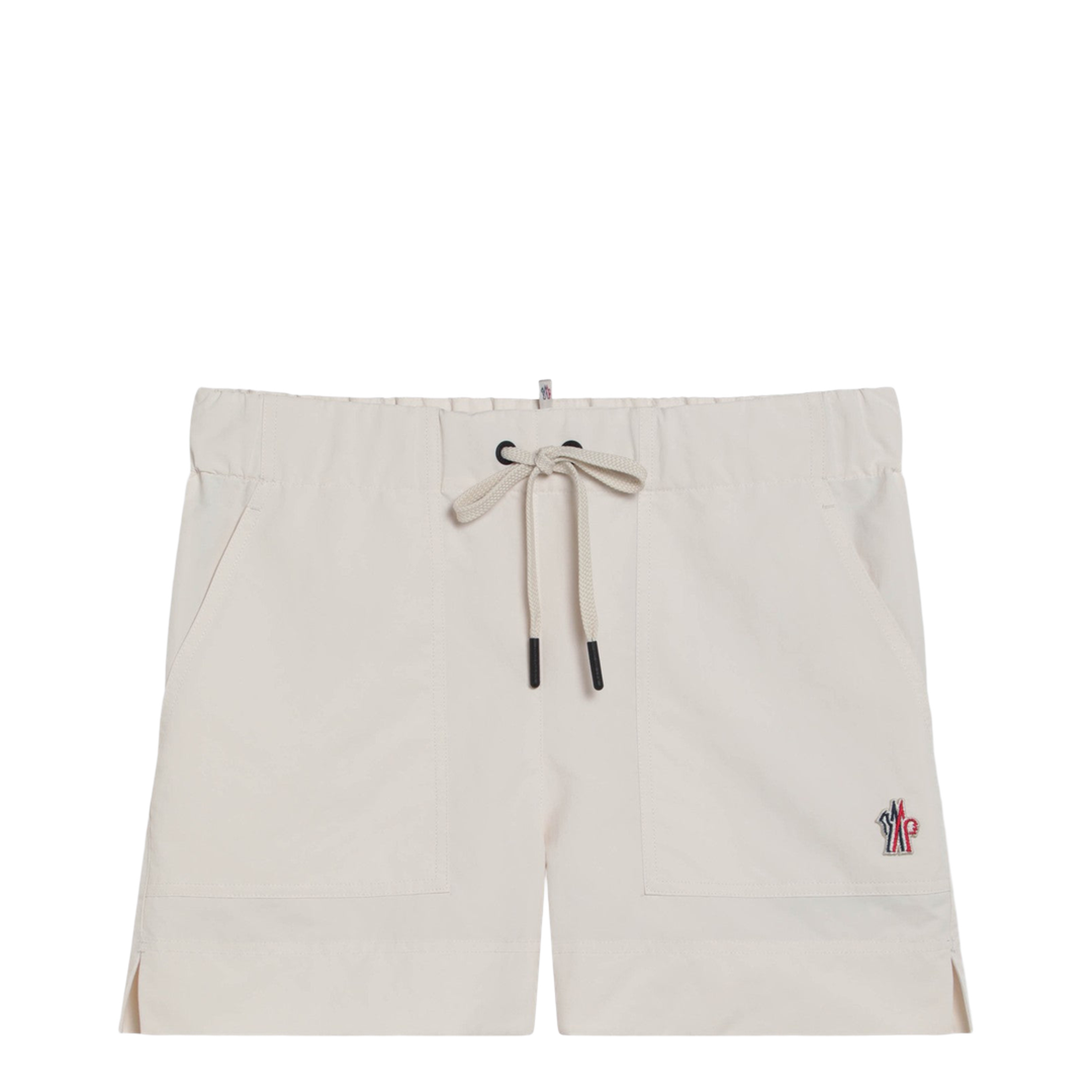 Beige Technical Froissé Shorts - Image 1