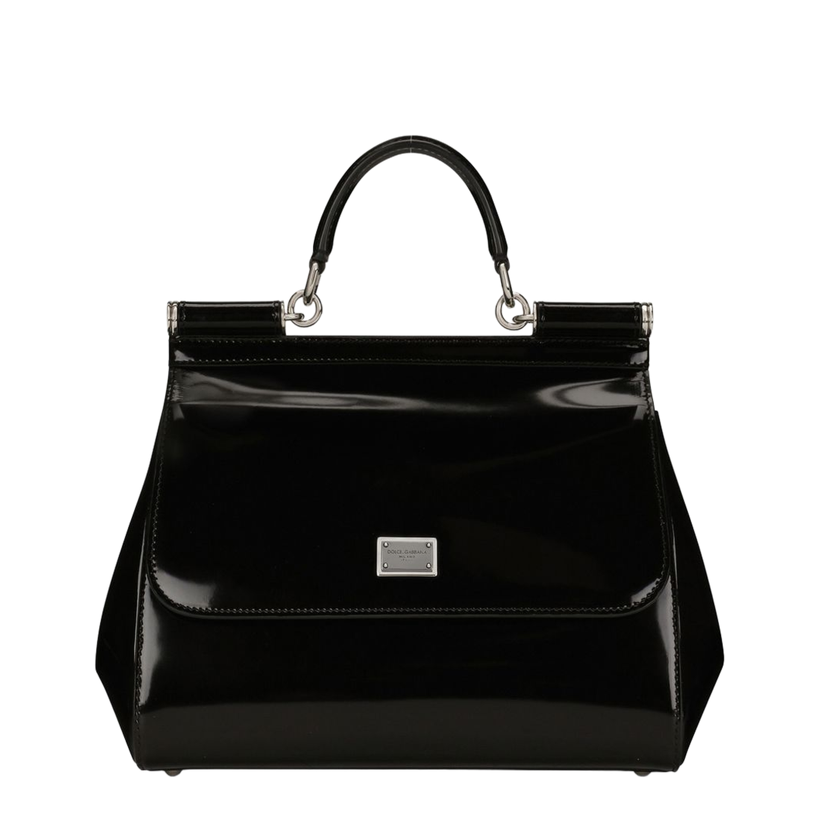 Large Sicily Handbag in Black - Image 1