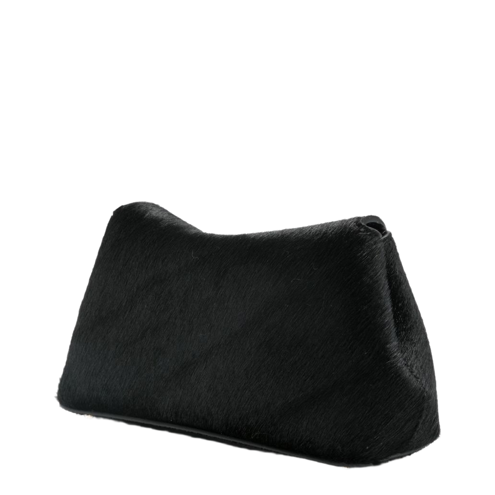 T-Lock Mini Pony Hair Clutch - Black - Image 2