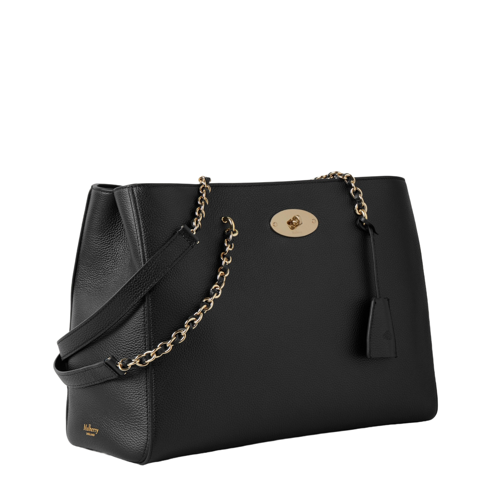 Lily Chain Tote Small Classic Grain - Image 2