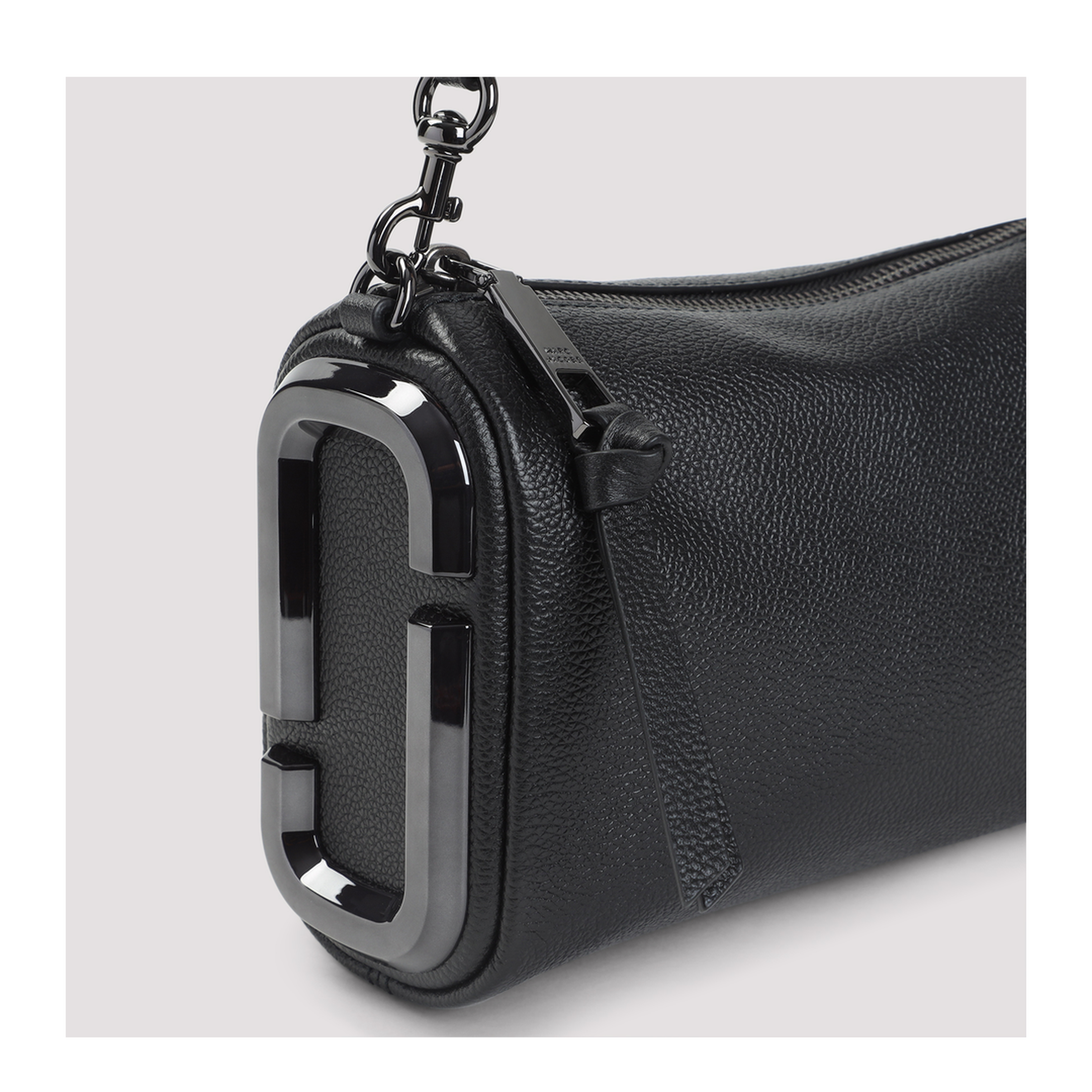 The Snapshot Leather Shoulder Bag - Black - Image 5