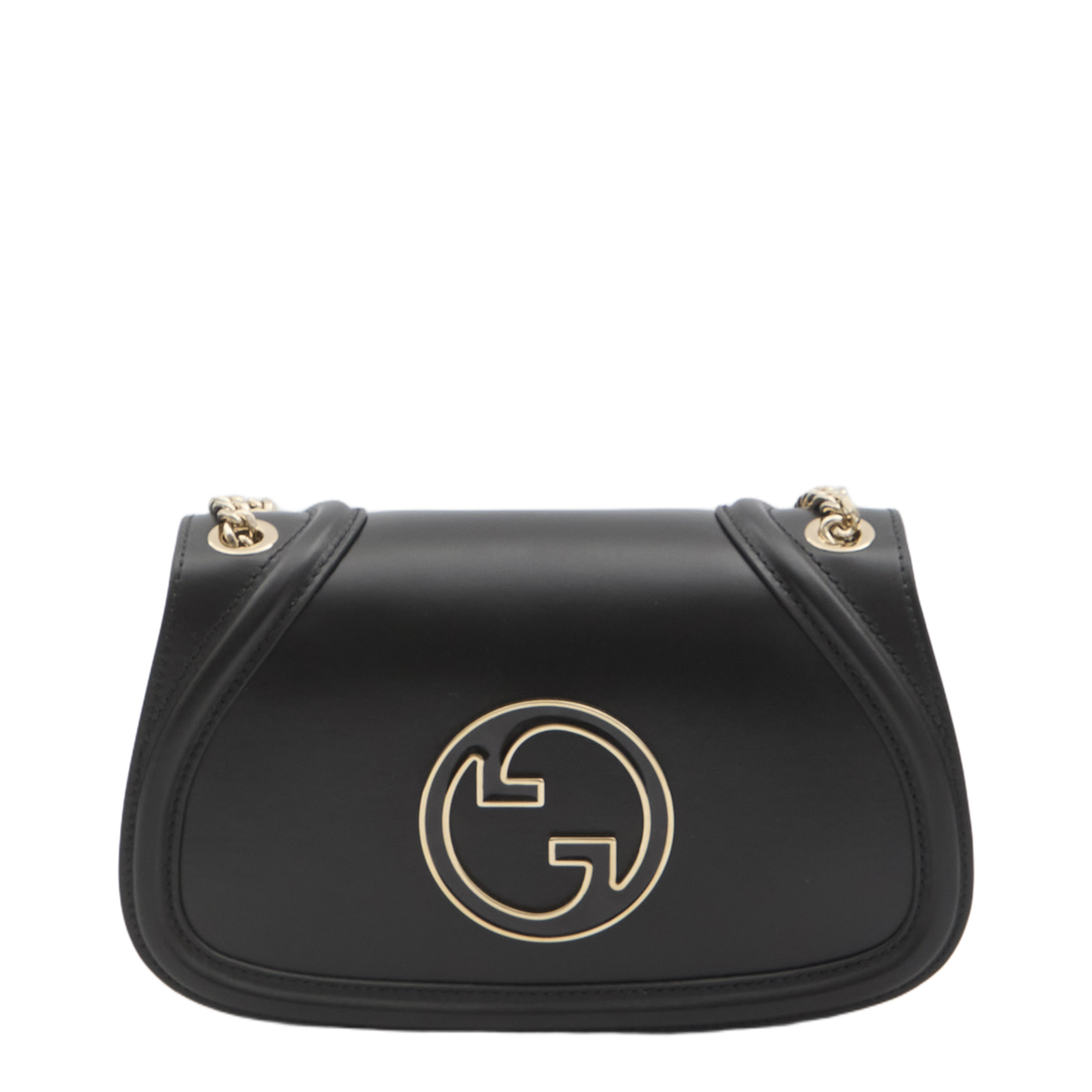 Blondie Medium Leather Shoulder Bag - Black - Image 1