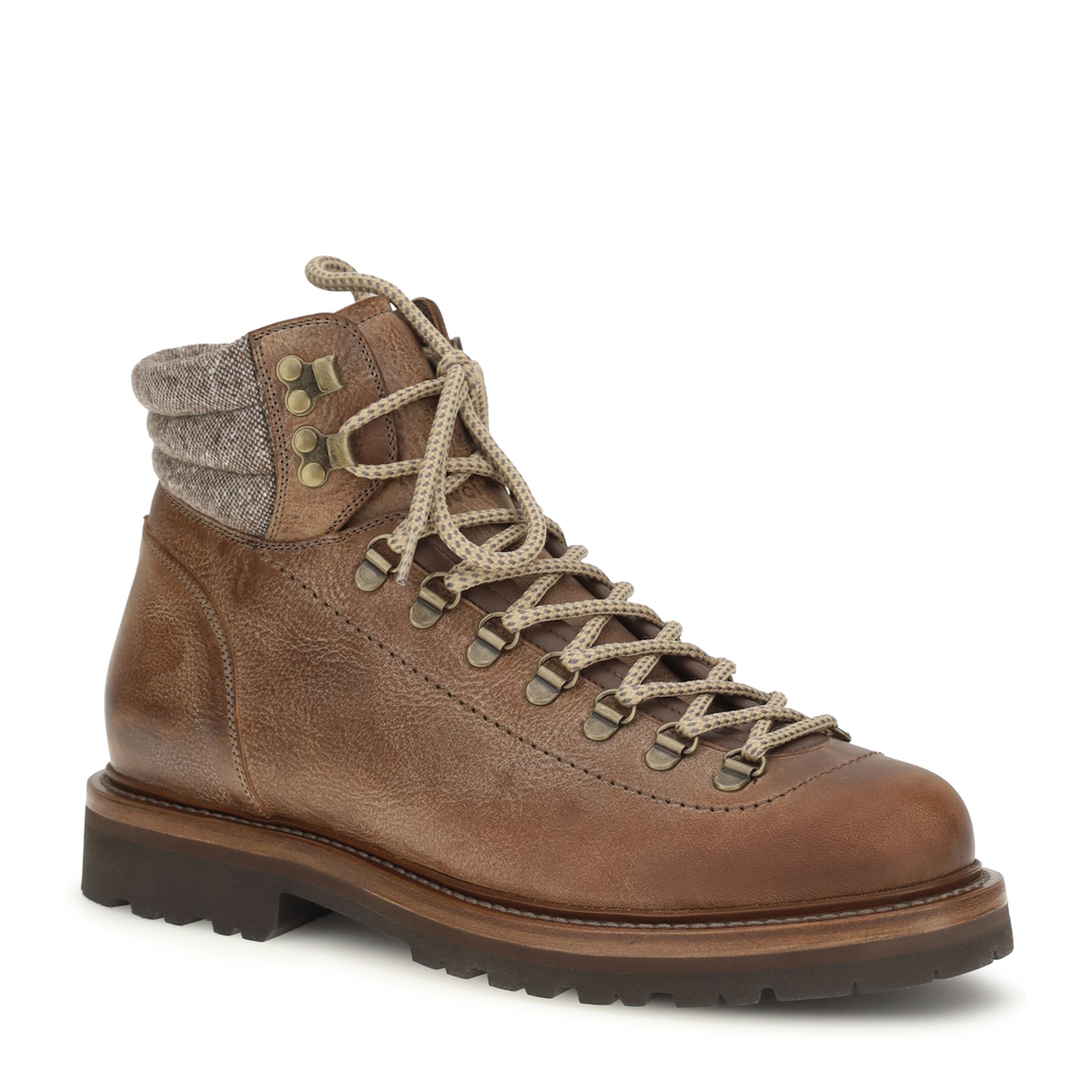 Mountain Boots in Leather with Wool and Cashmere Inserts - Image 2