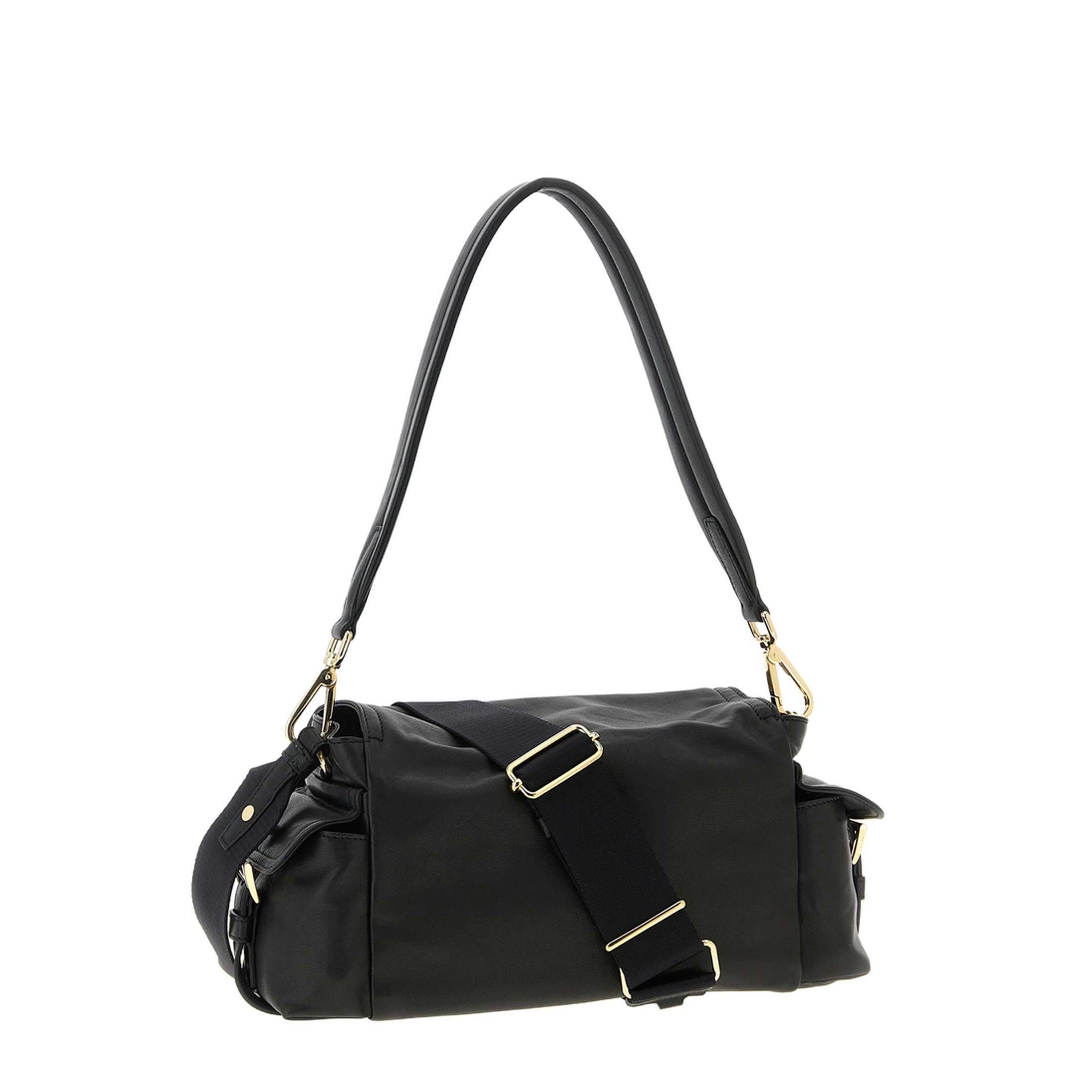 Explore Medium Nappa Leather Shoulder Bags - Nero - Image 2