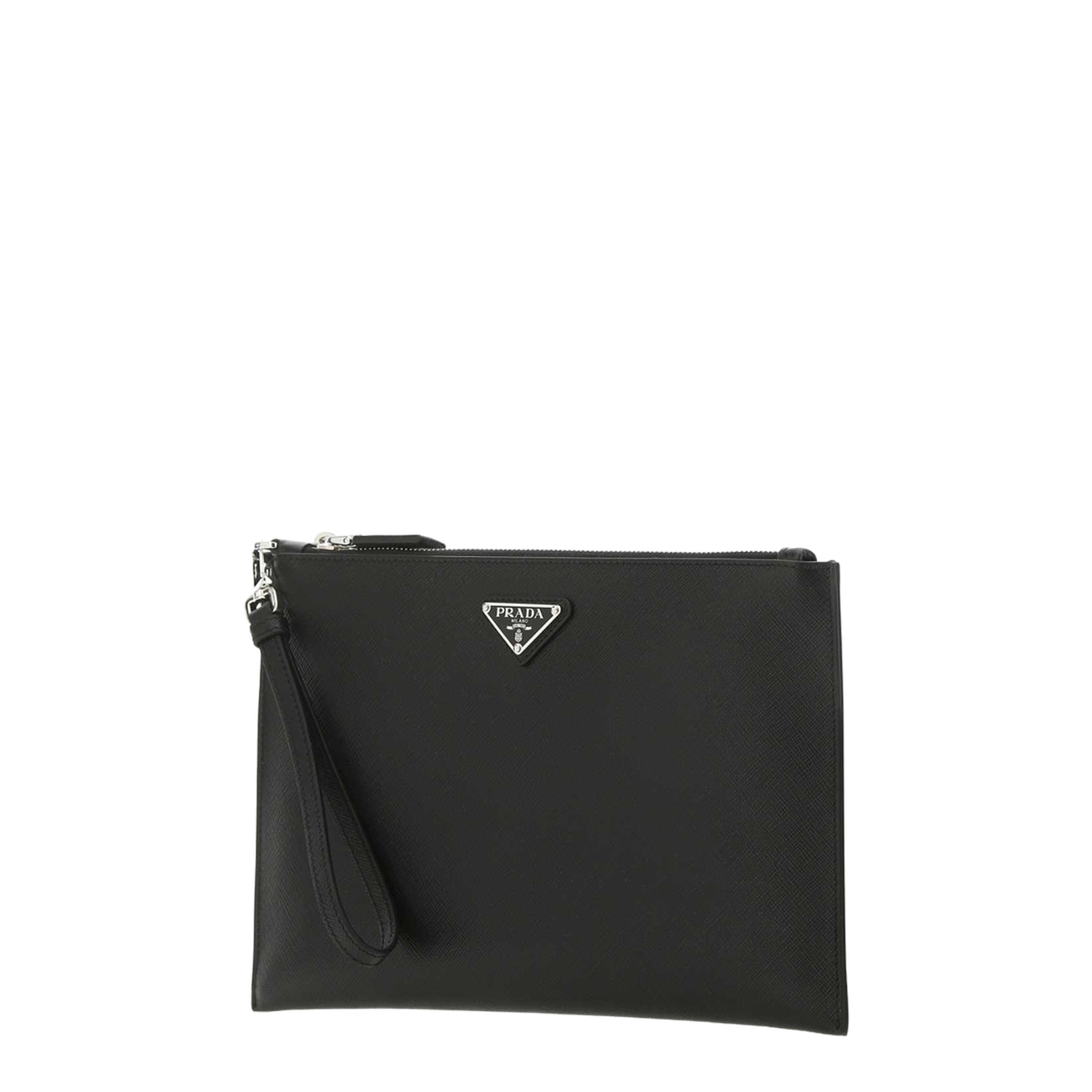Black Saffiano Leather Pouch - Image 2