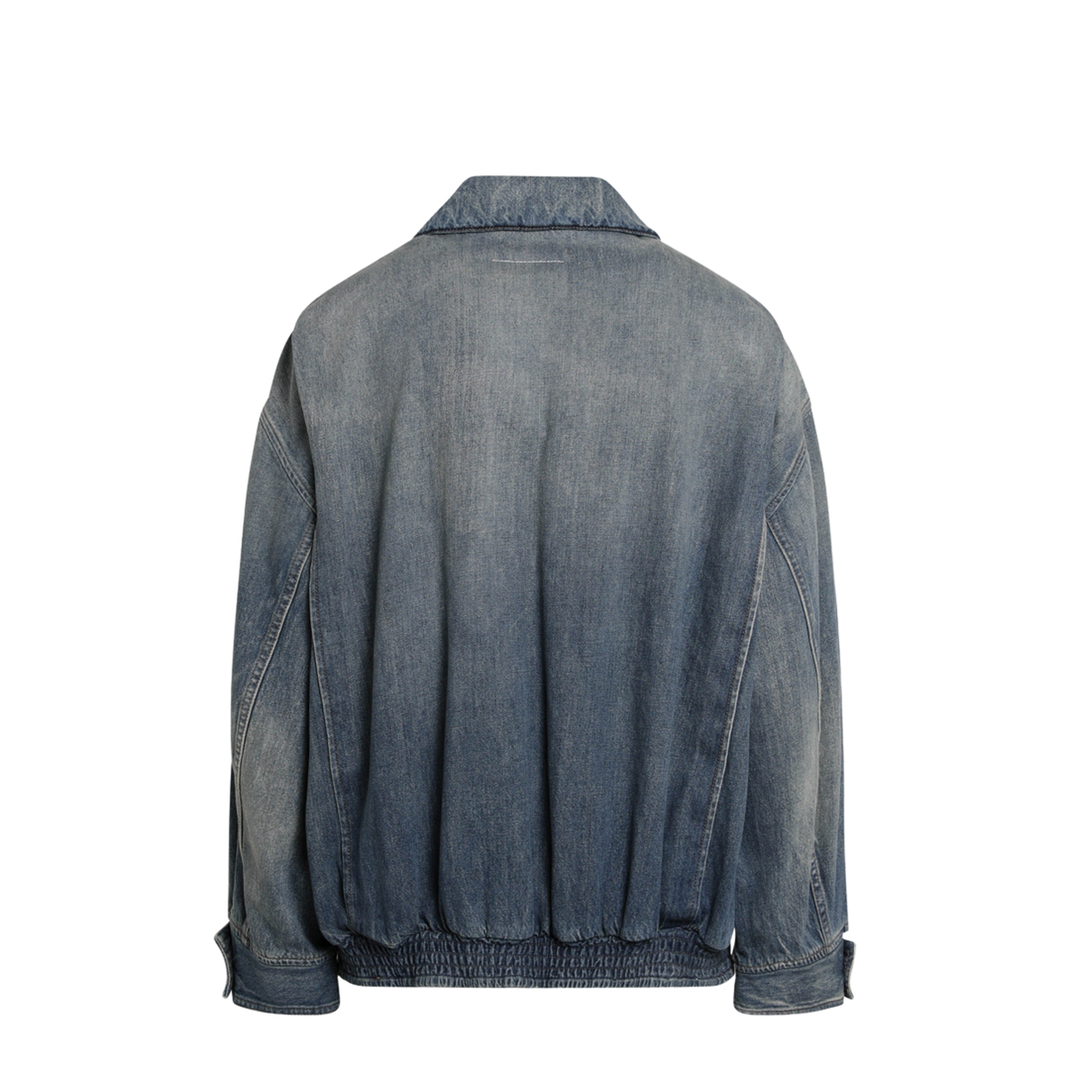 Blue Denim Jacket With Flap Pockets - Image 2
