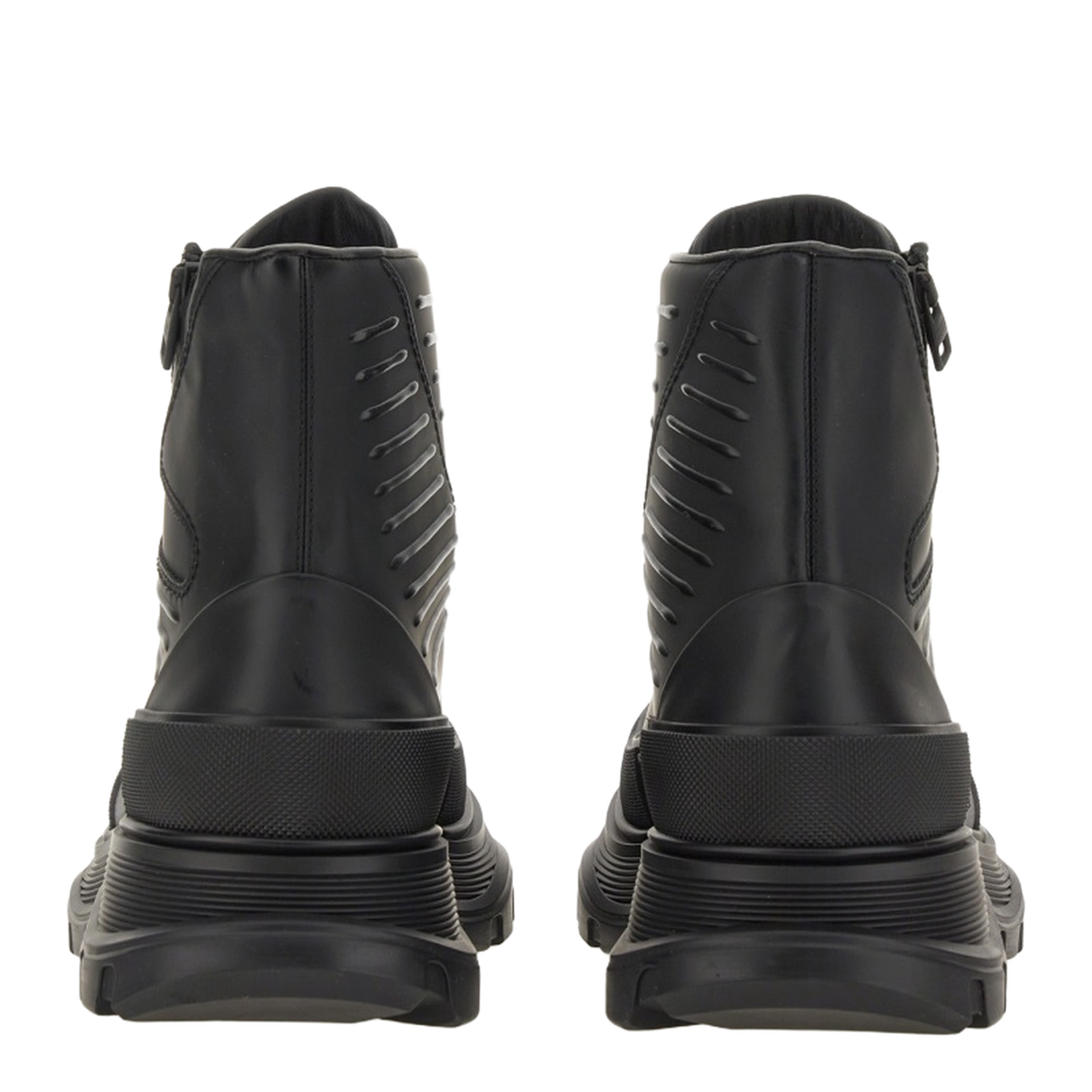 Tread Slick Leather Zip-Up Ankle - Image 3