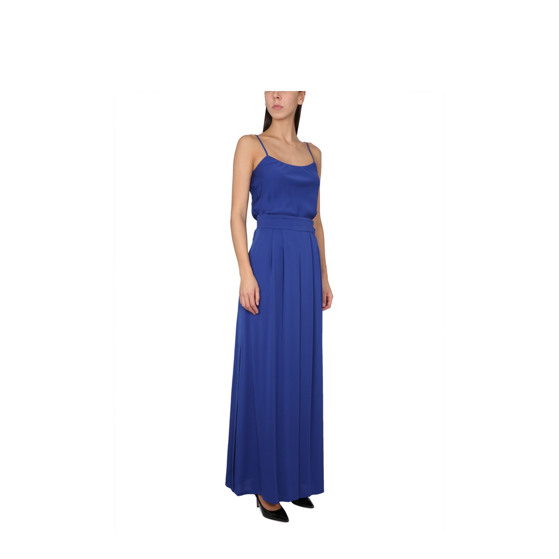 Silk Charmeuse Tuxedo Top - Image 2