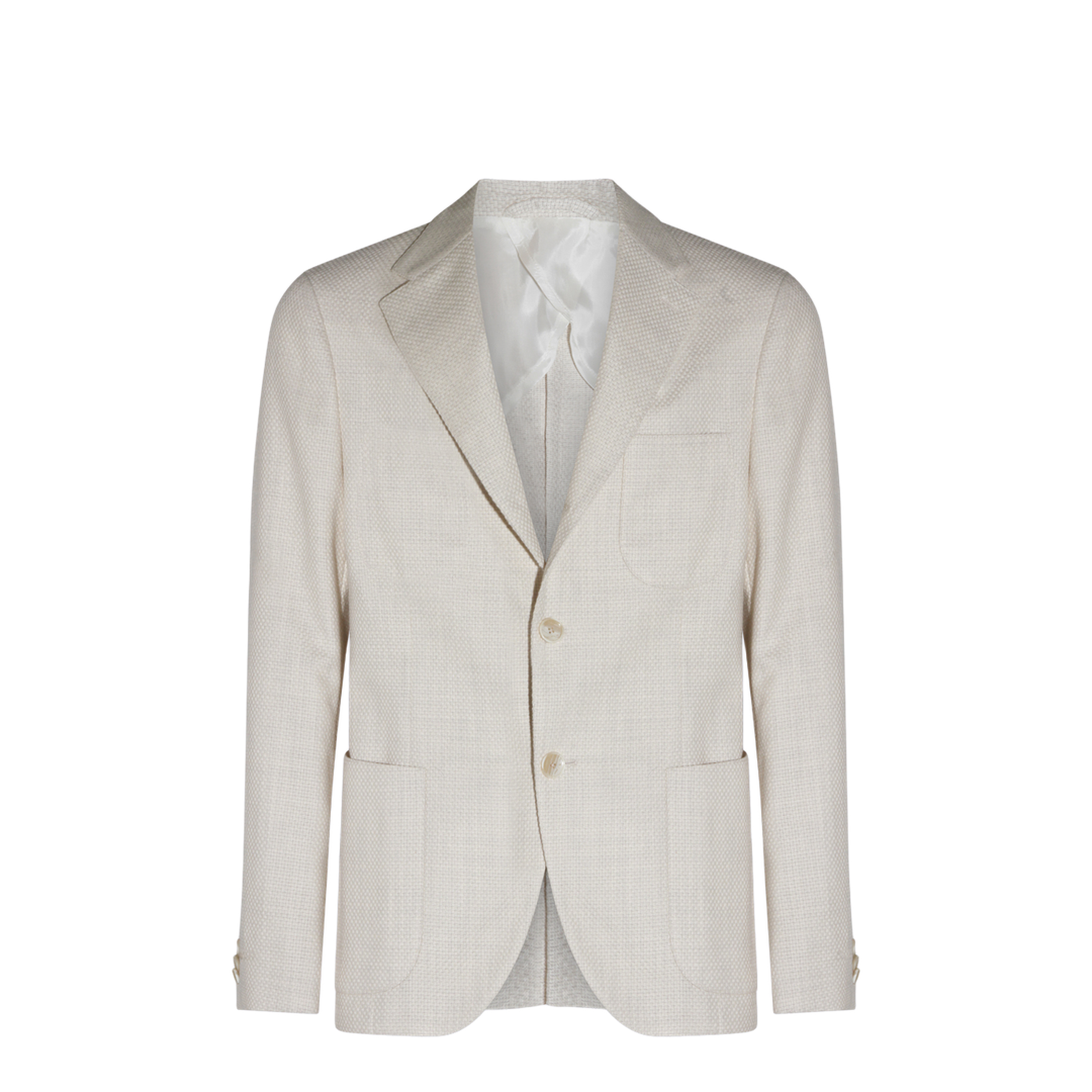 Single-Breasted Cotton-Blend Jacket - Image 2