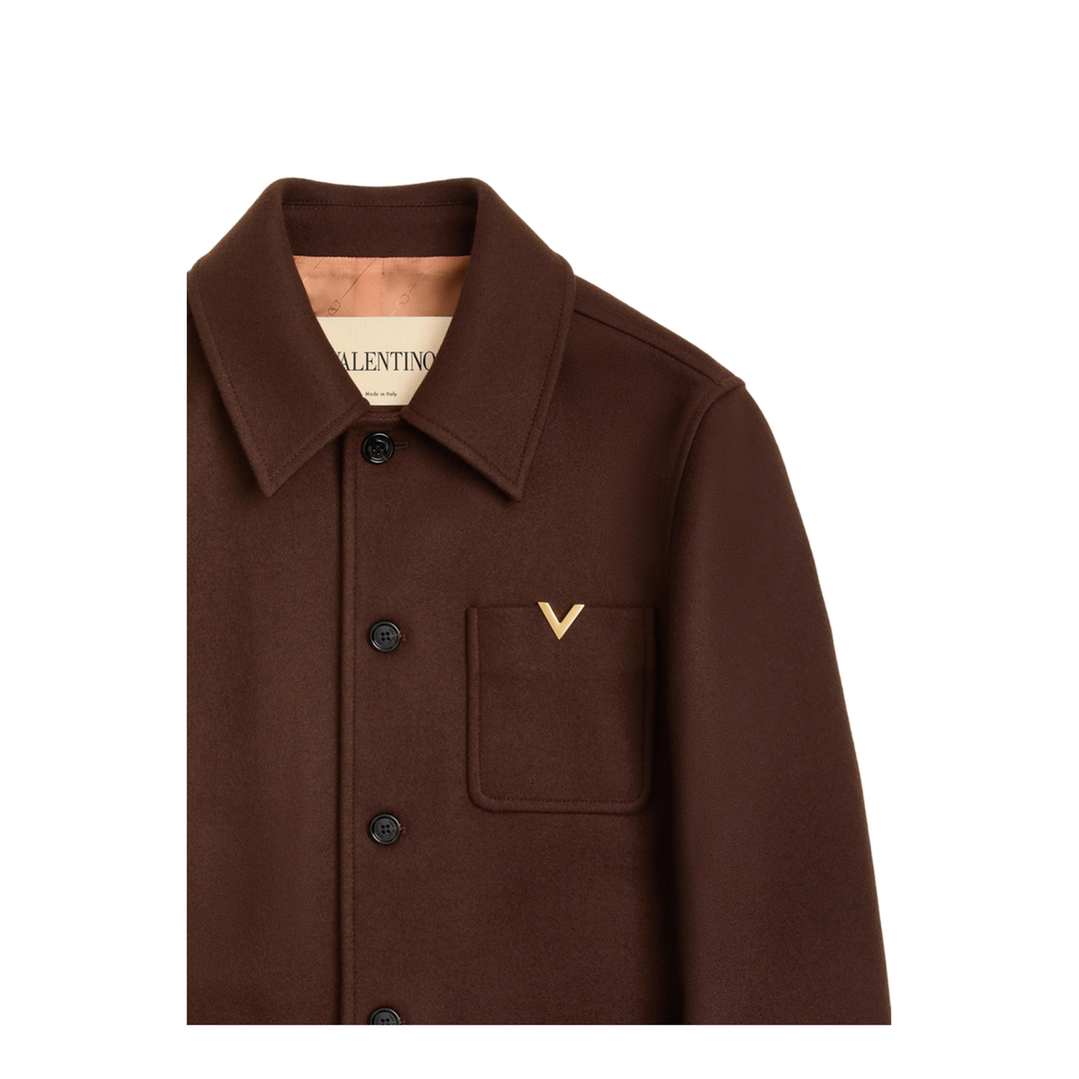 Wool Jacket with Vgold - Image 7