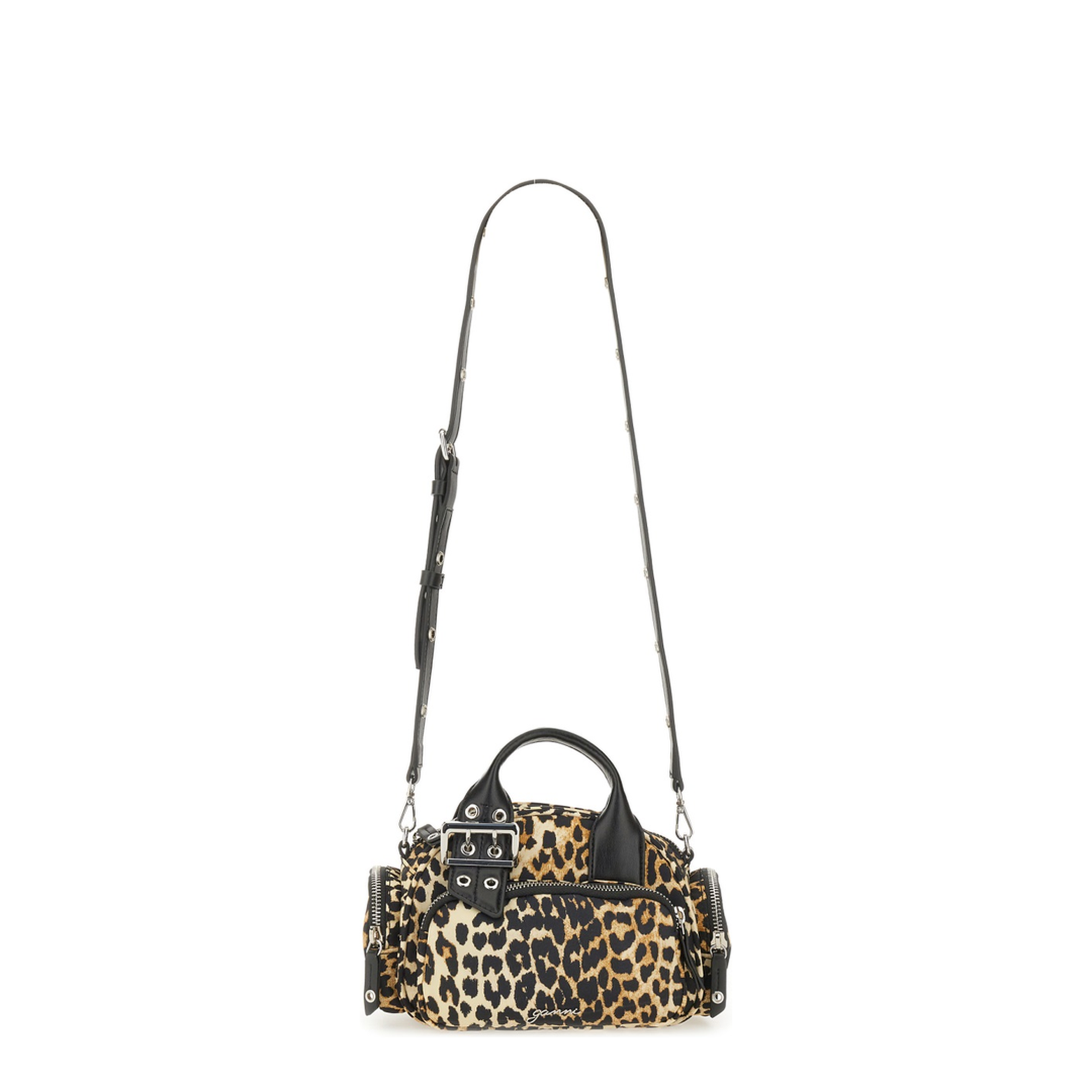 Small Nylon Duffle Bag - Leopard - Image 2