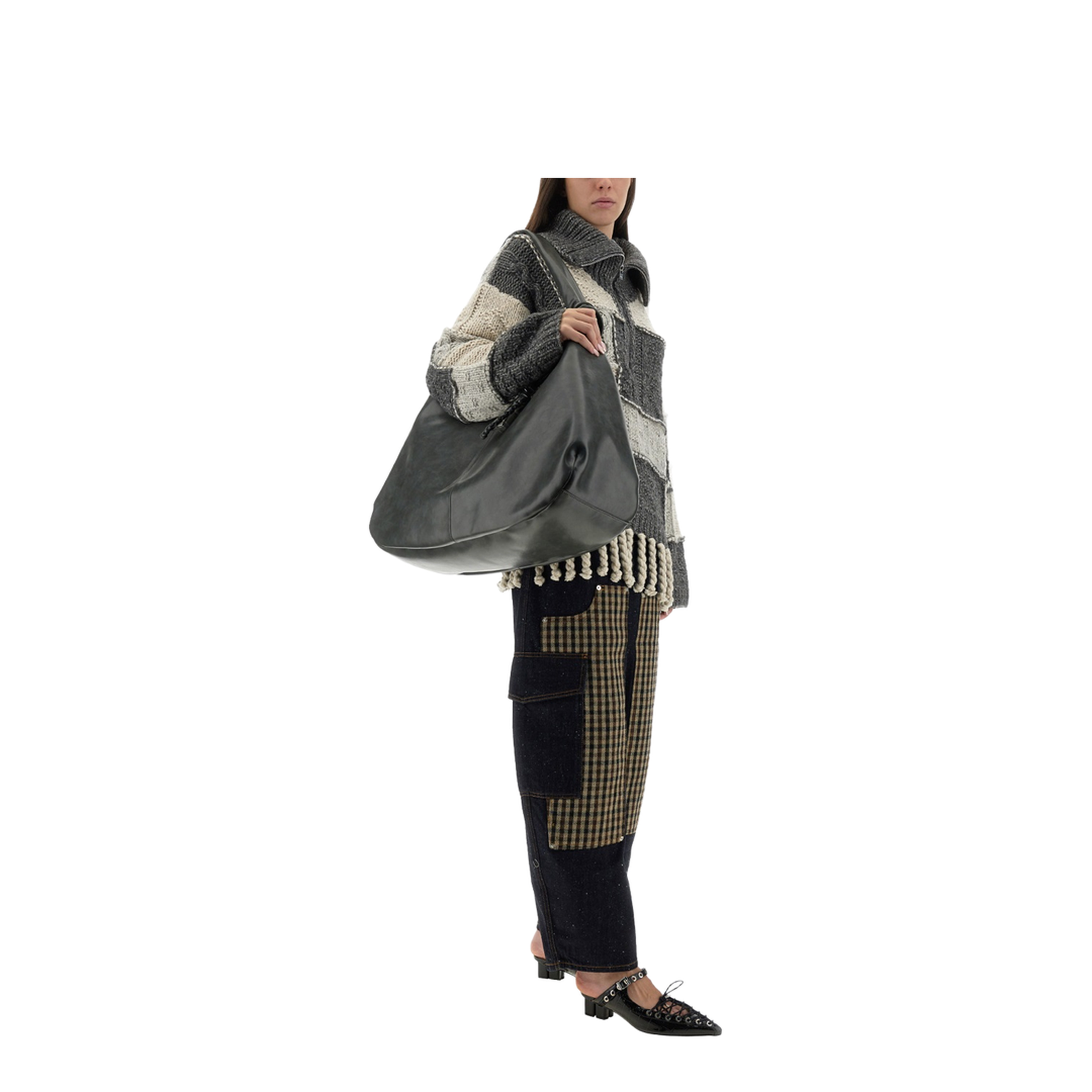 Patchwork Jersey with Bangs - Image 2