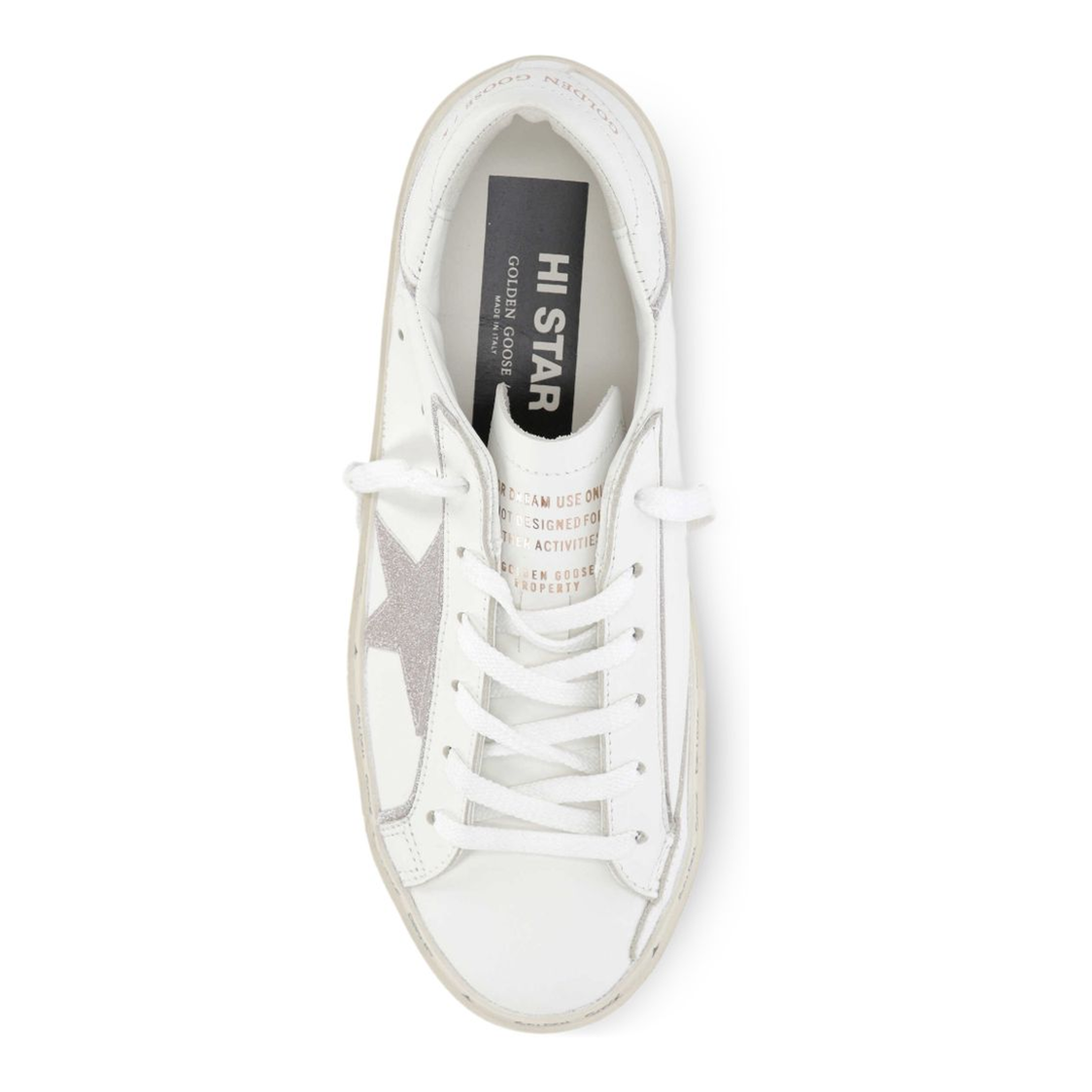 White Leather Sneakers - Image 3