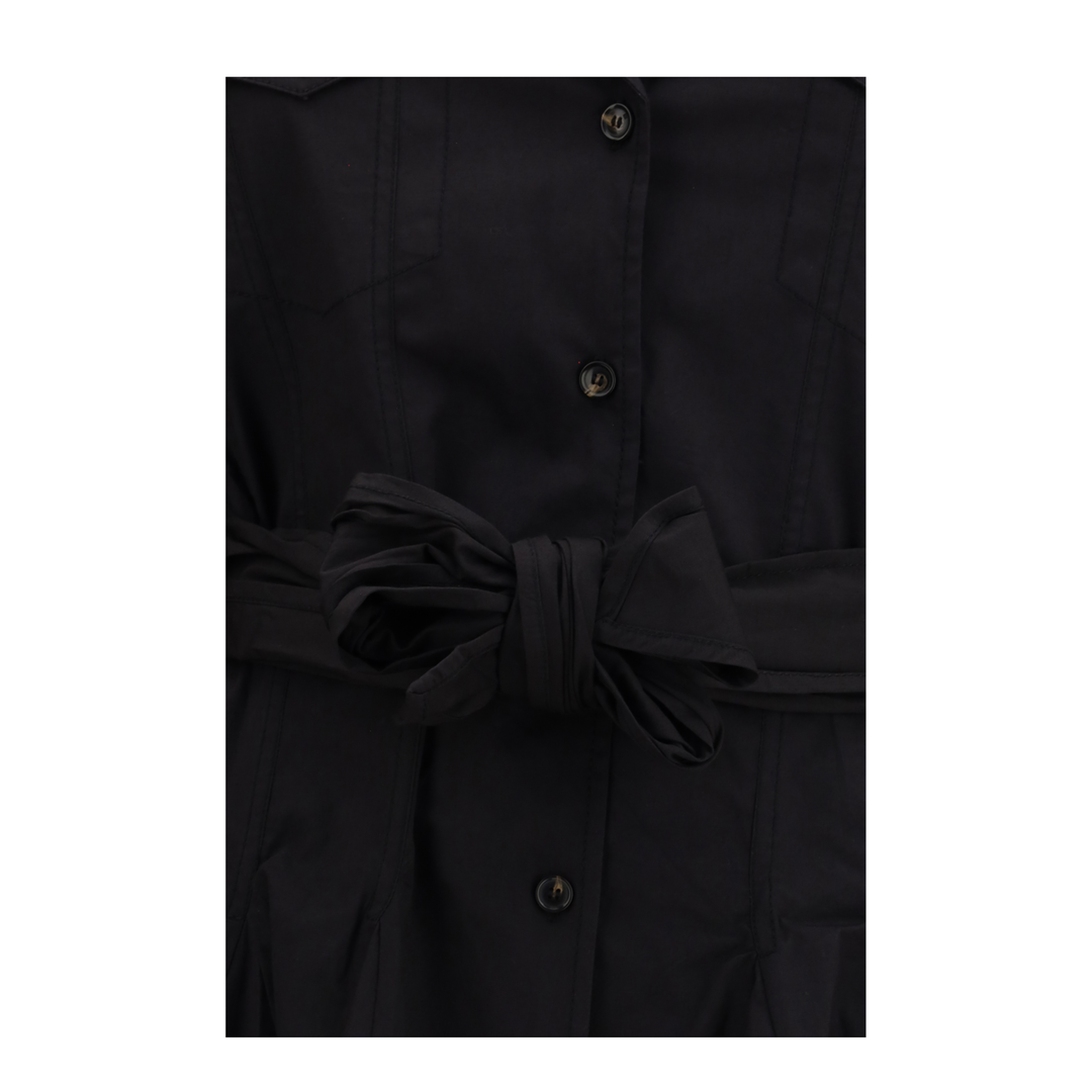 Short Shirt Dress with Belt - Image 3