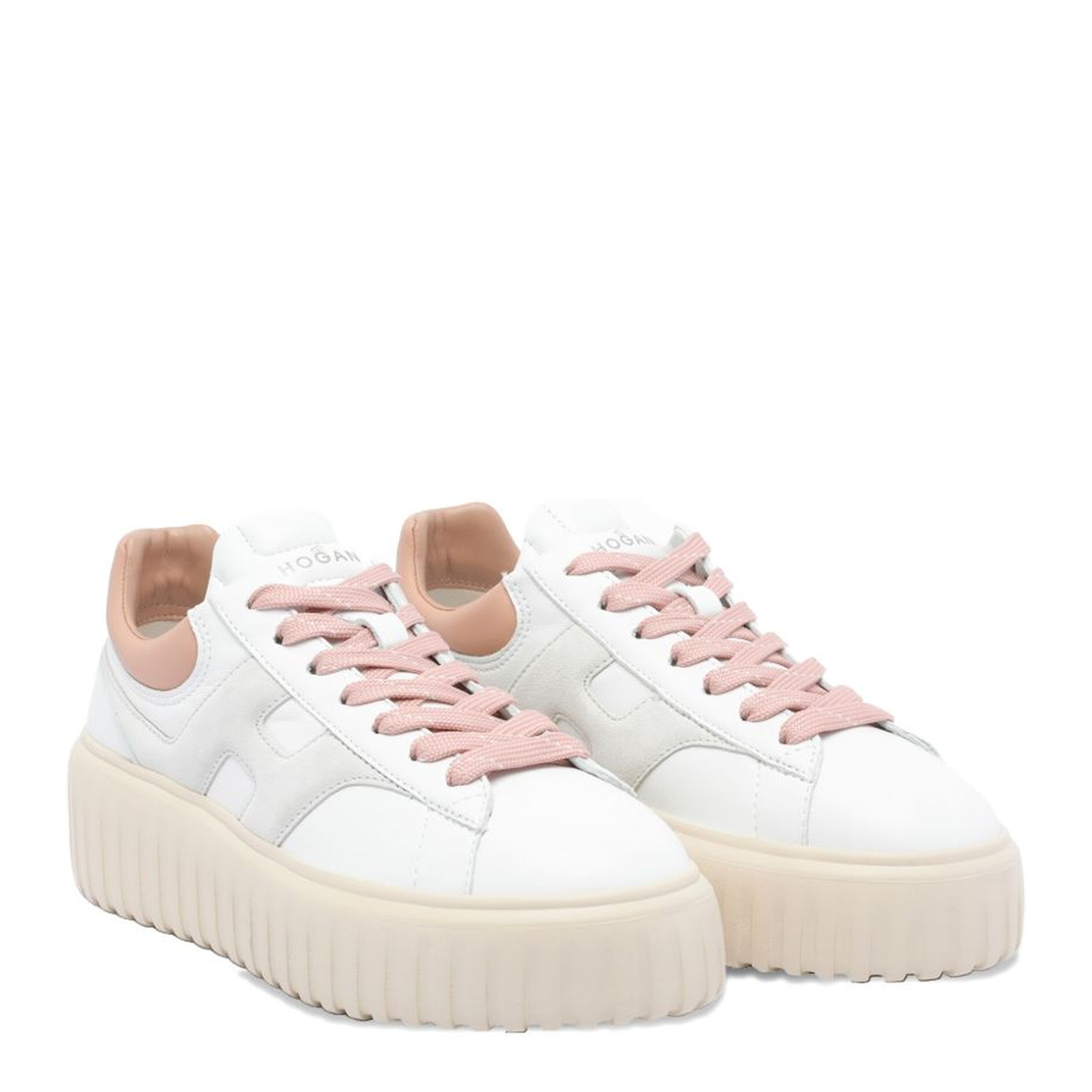 H-Stripes Sneakers White Grey Pink - Image 2
