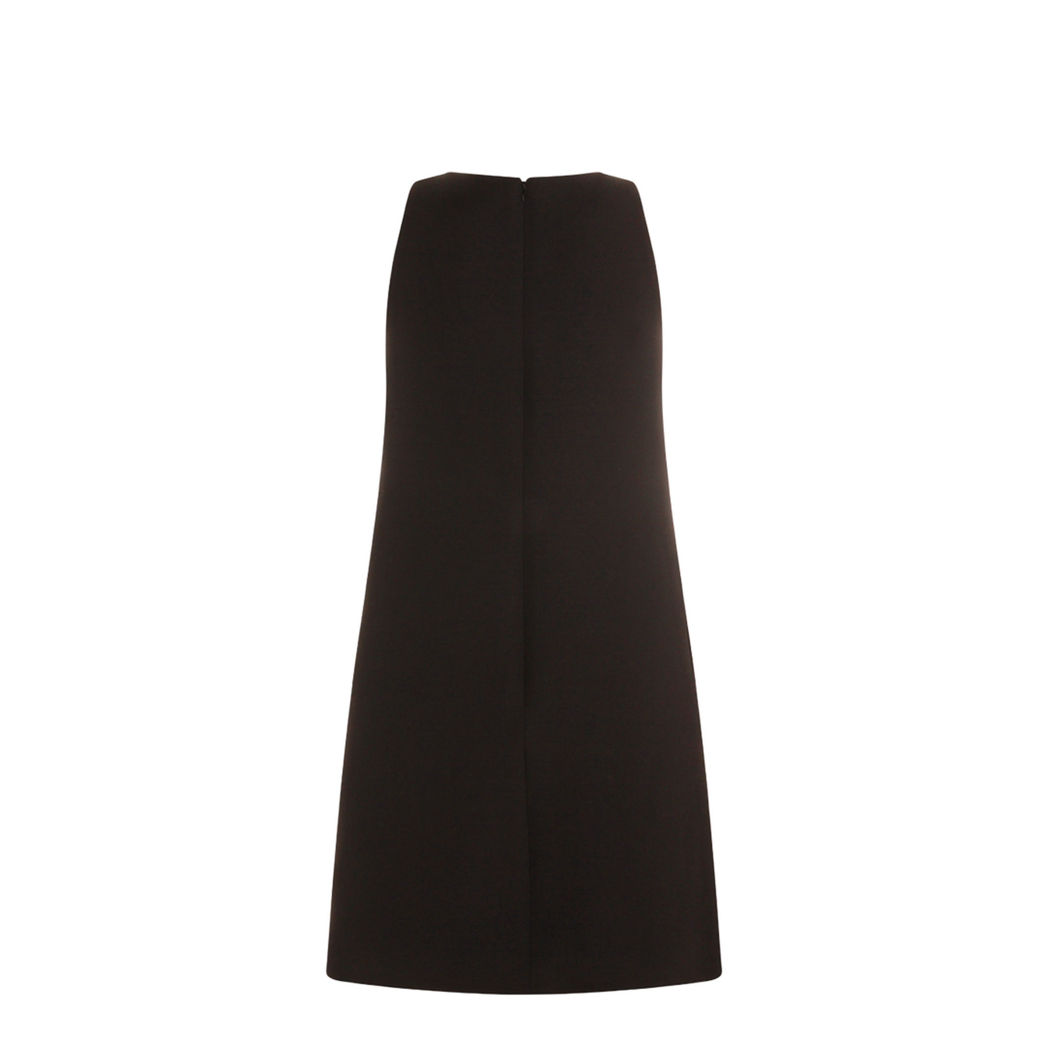 Black Wool Blend Dress - Image 4