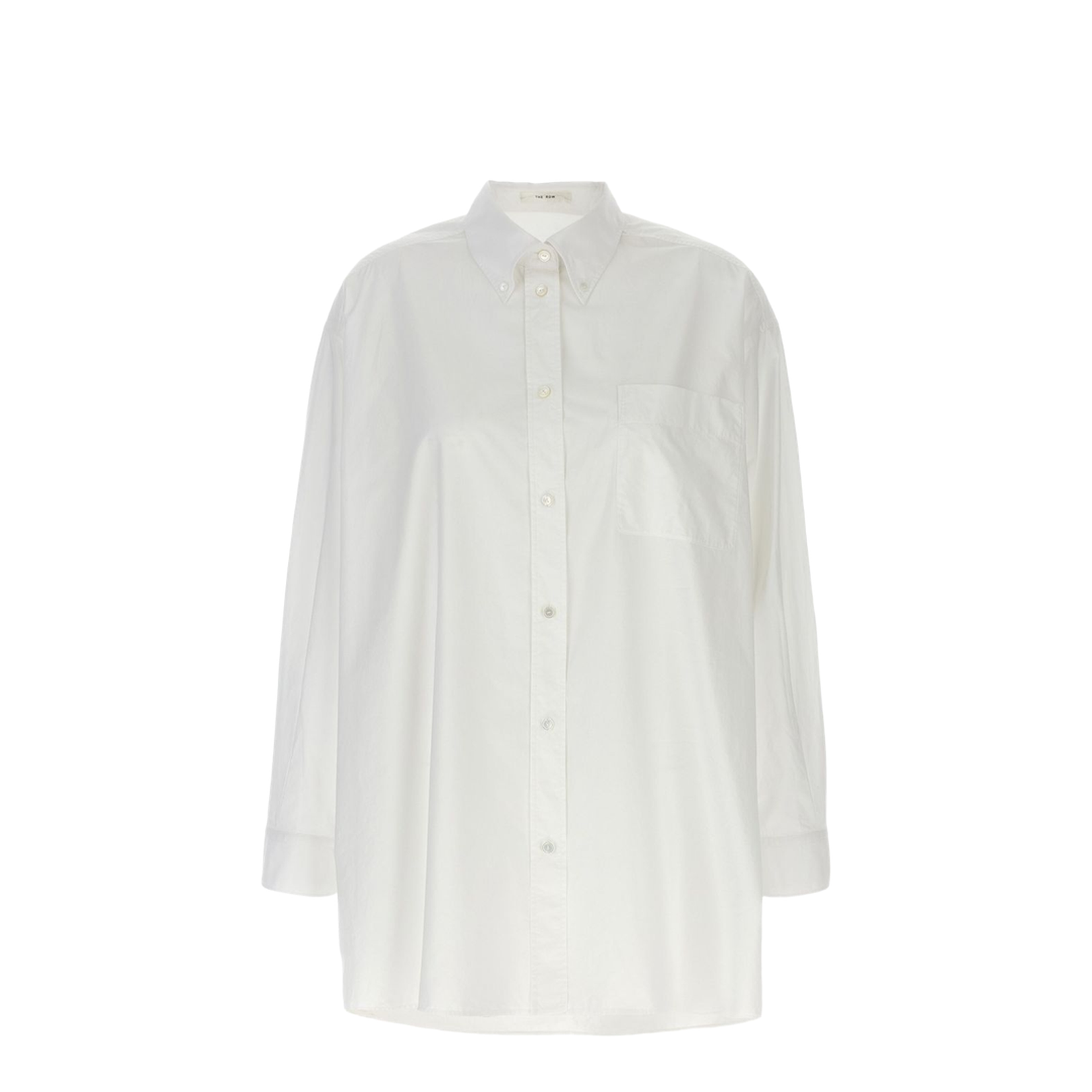 Victoria Shirt White in Cotton - Image 1