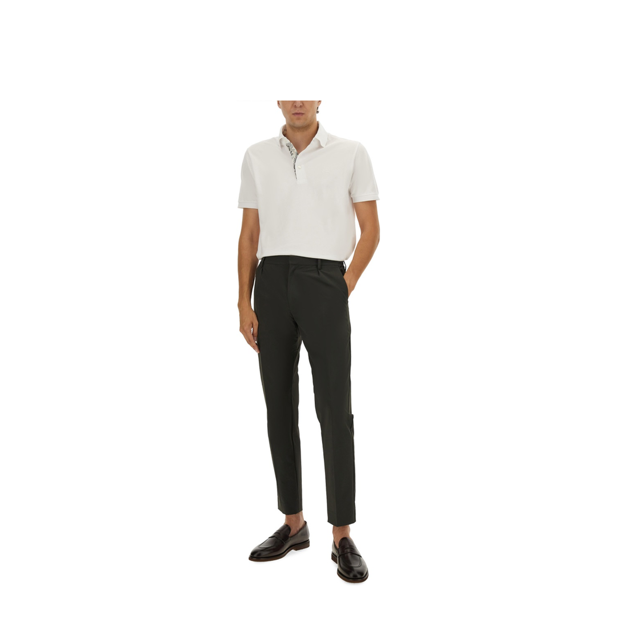 Polo Shirt with Embroidered Pegasus - Image 2