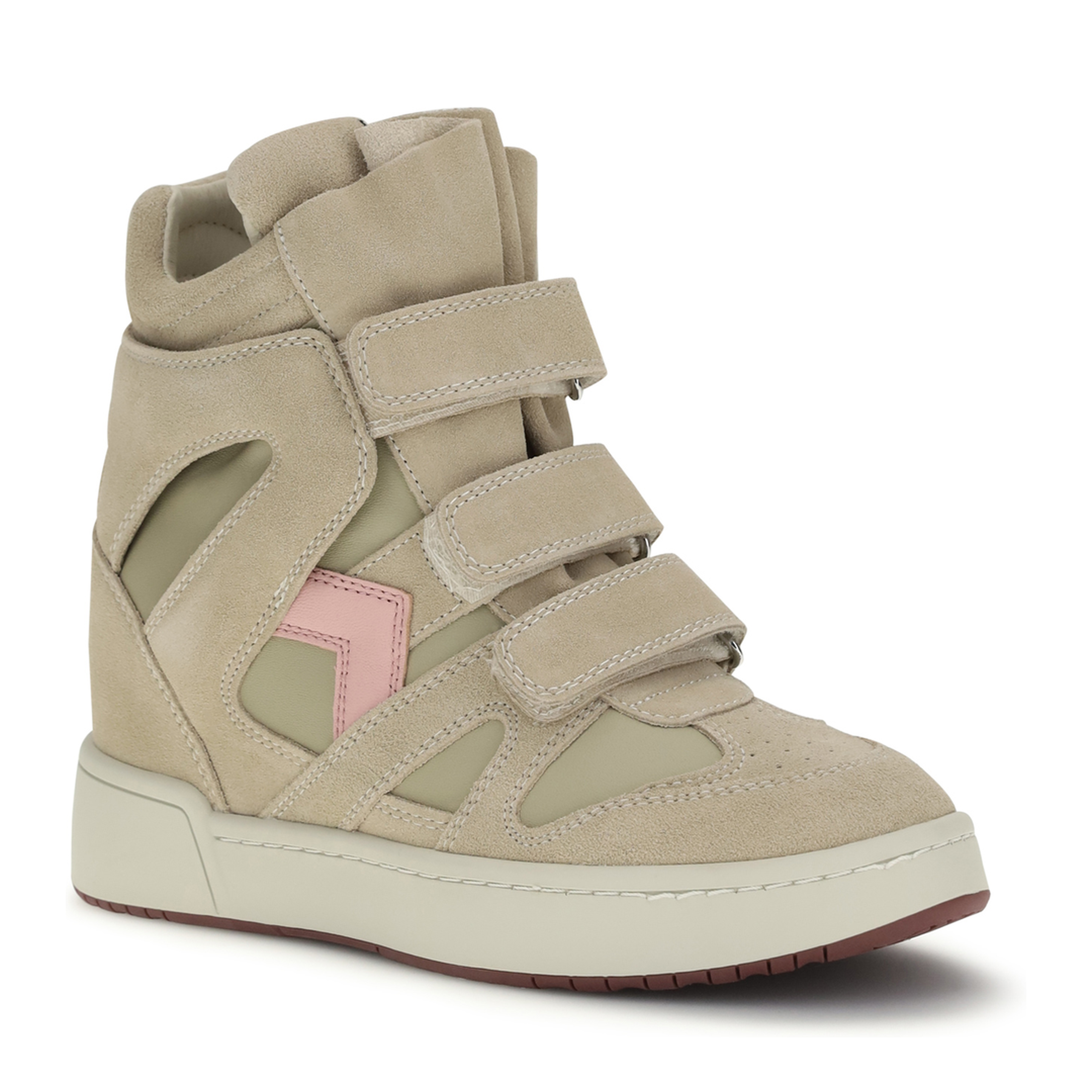 Wedge Leather Sneakers - Image 2
