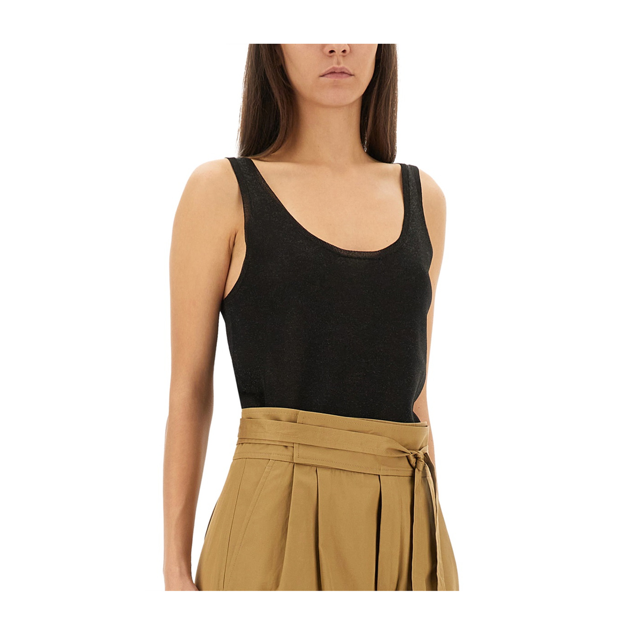 Lurex Knit Tank Top - Image 4
