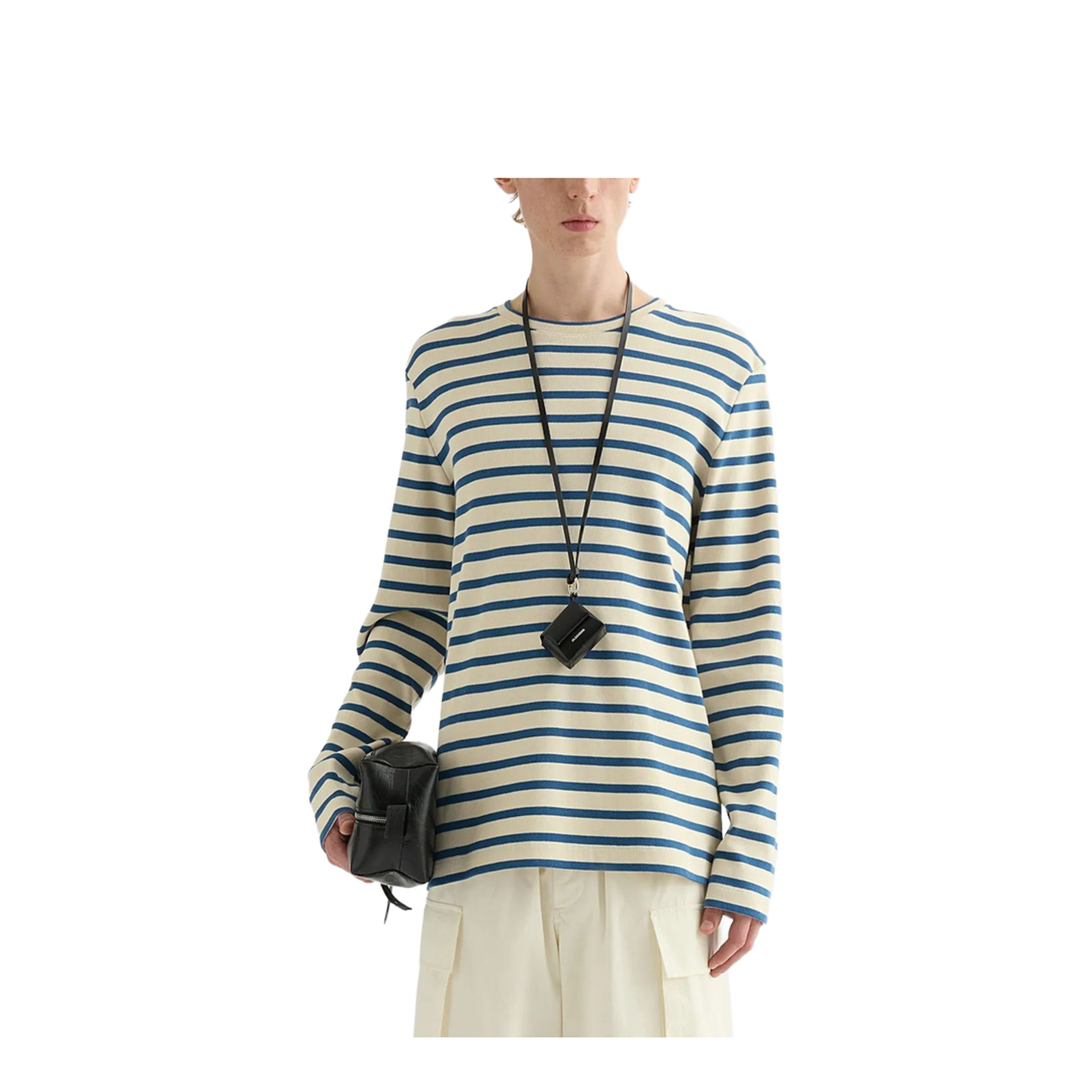 Men's Striped Long Sleeve Top - Image 1