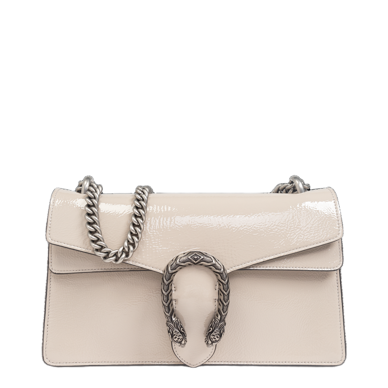 Dionysus Leather Wallet On Chain - Beige - Image 3