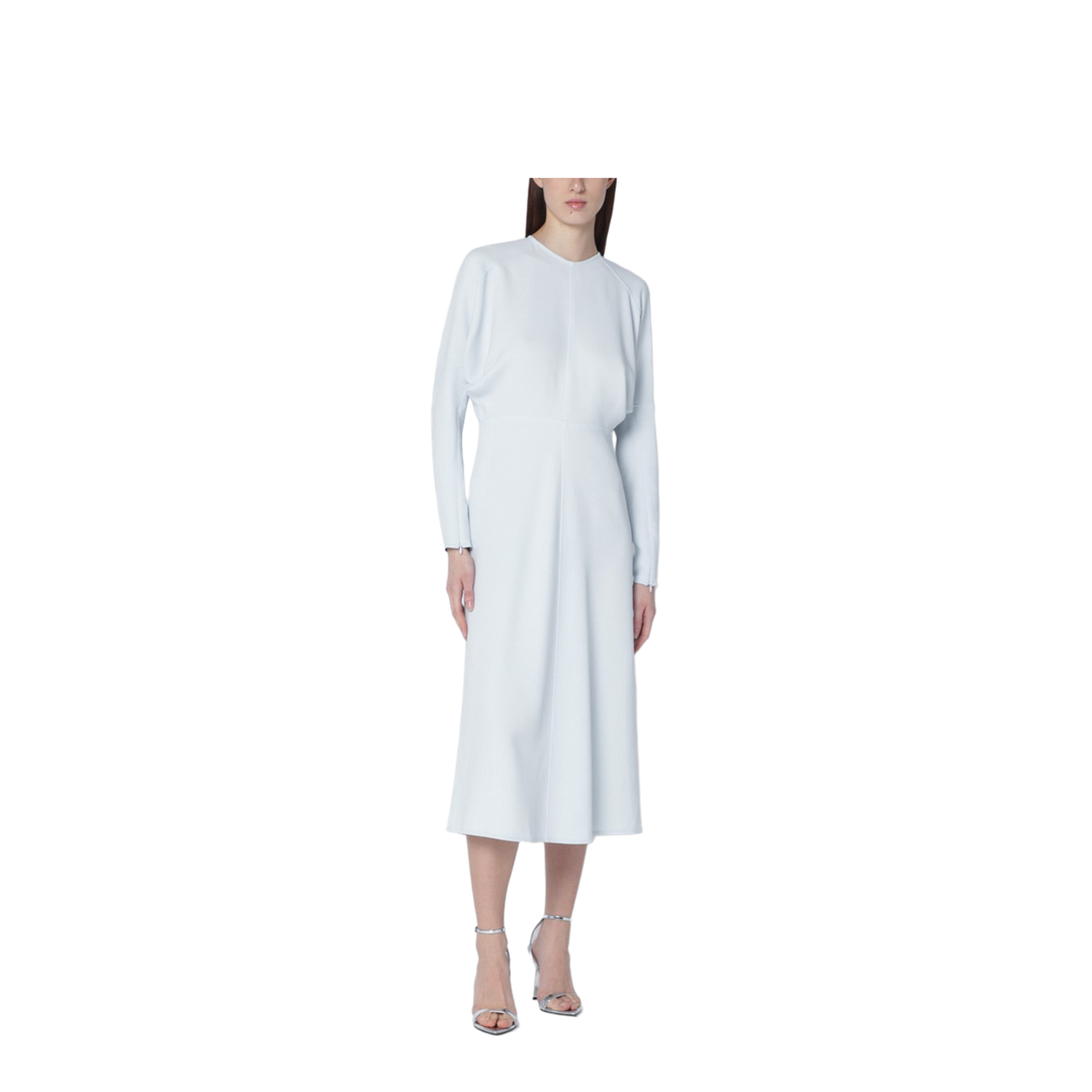 Ice Blue Dolman Midi Dress - Image 1