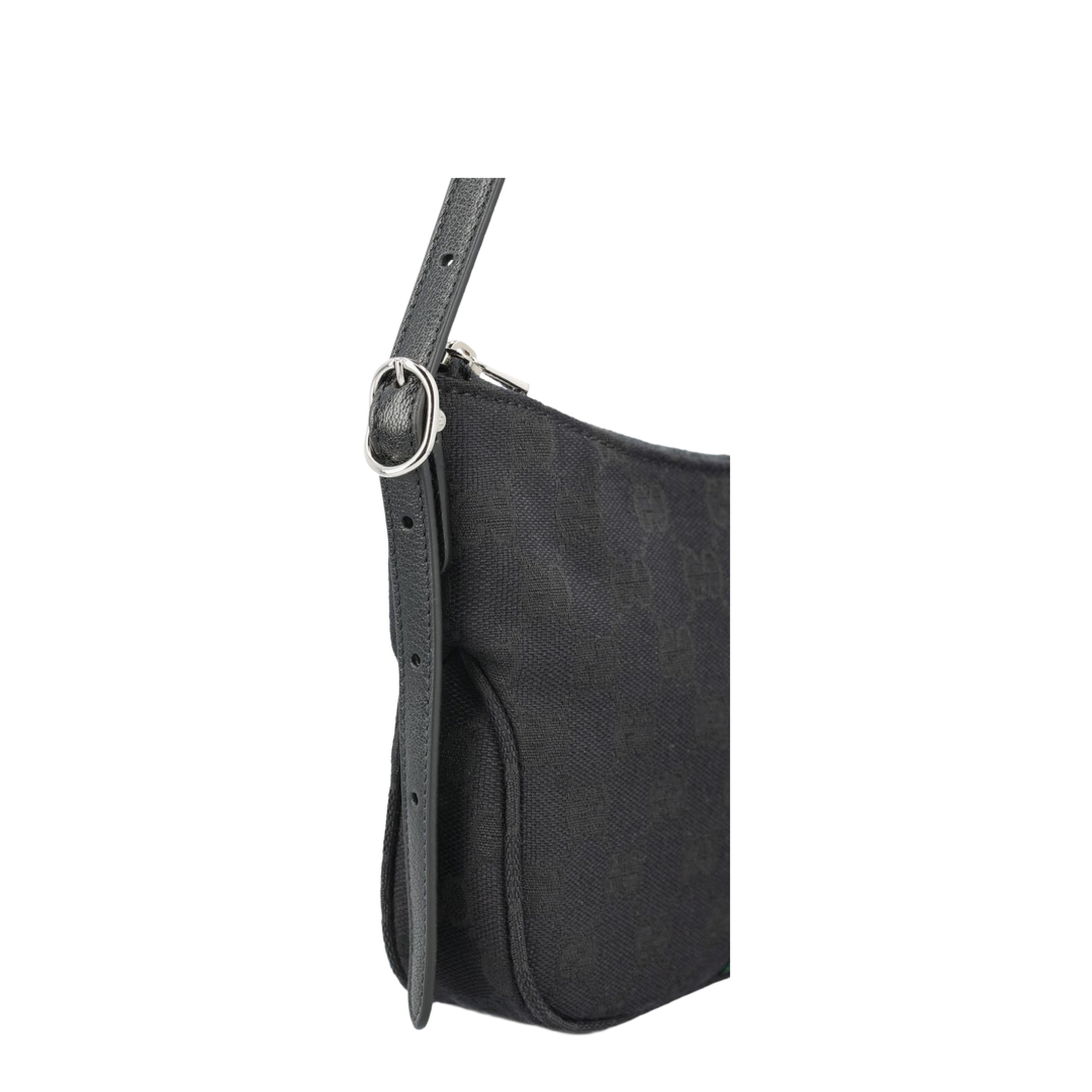 Lunetta Small GG Canvas Crossbody - Black - Image 4