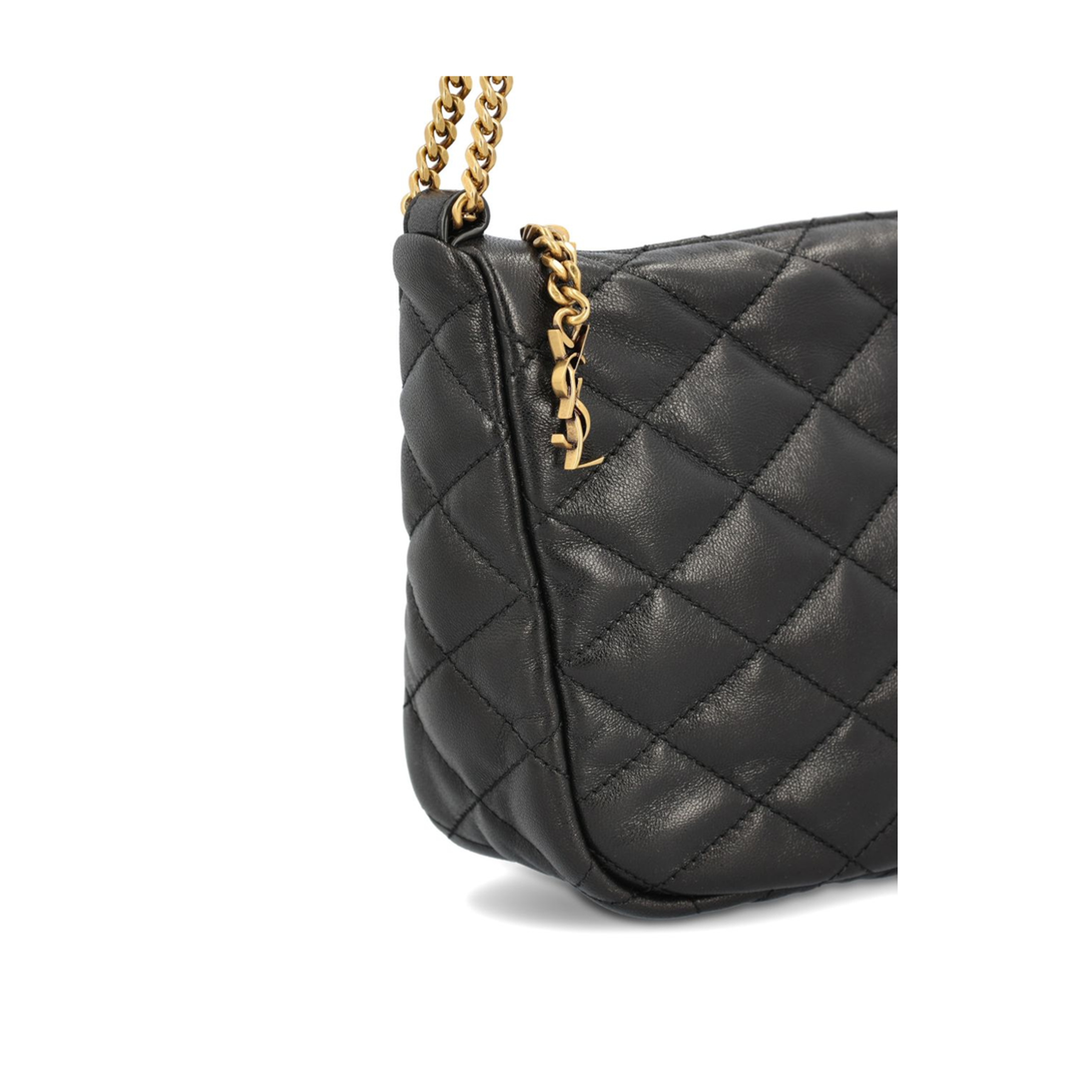 June Mini Lambskin Belt Bag - Black - Image 2