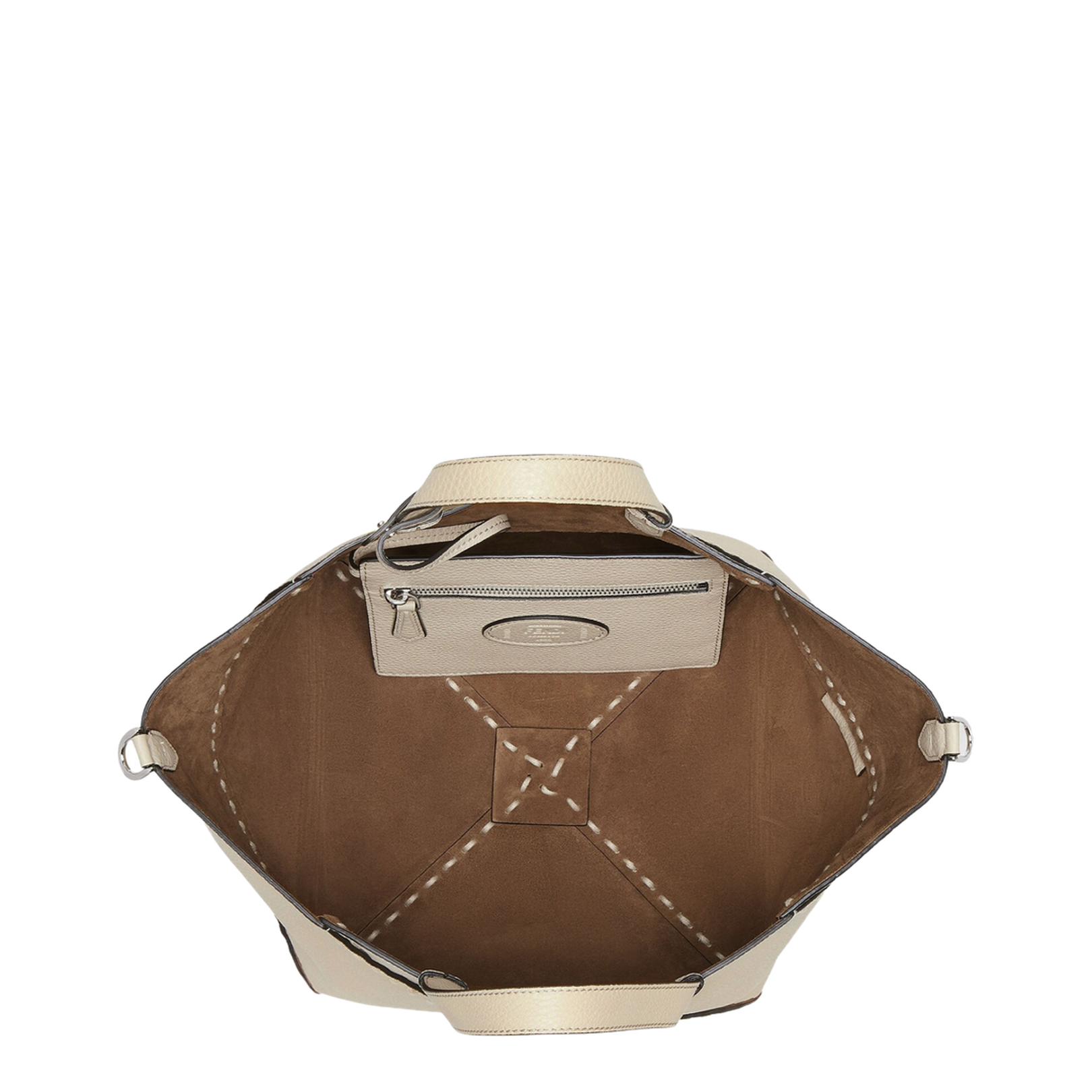 Selleria Small Leather Tote Bags - White - Image 5