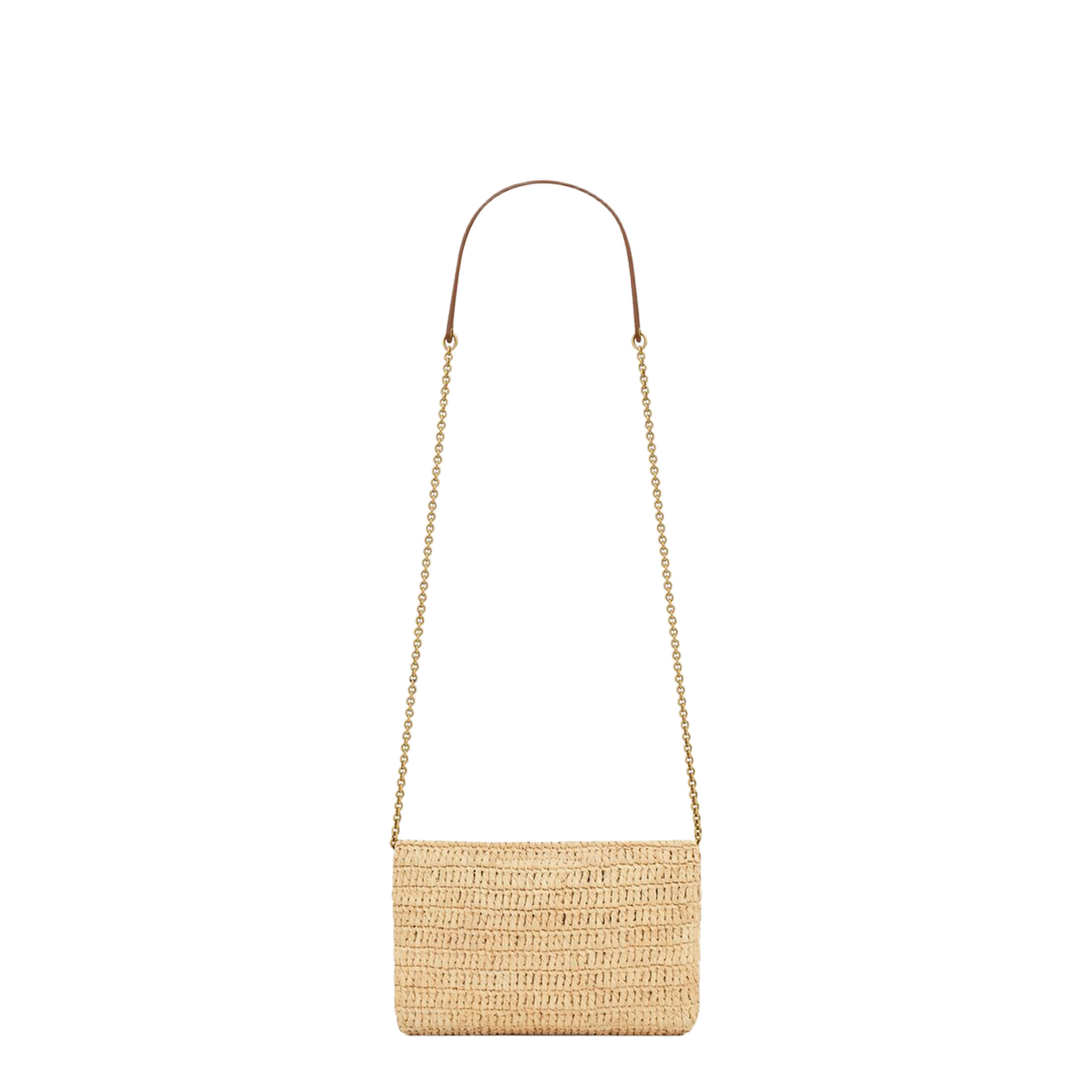 Cassandre Chain Pouch in Raffia - Image 3