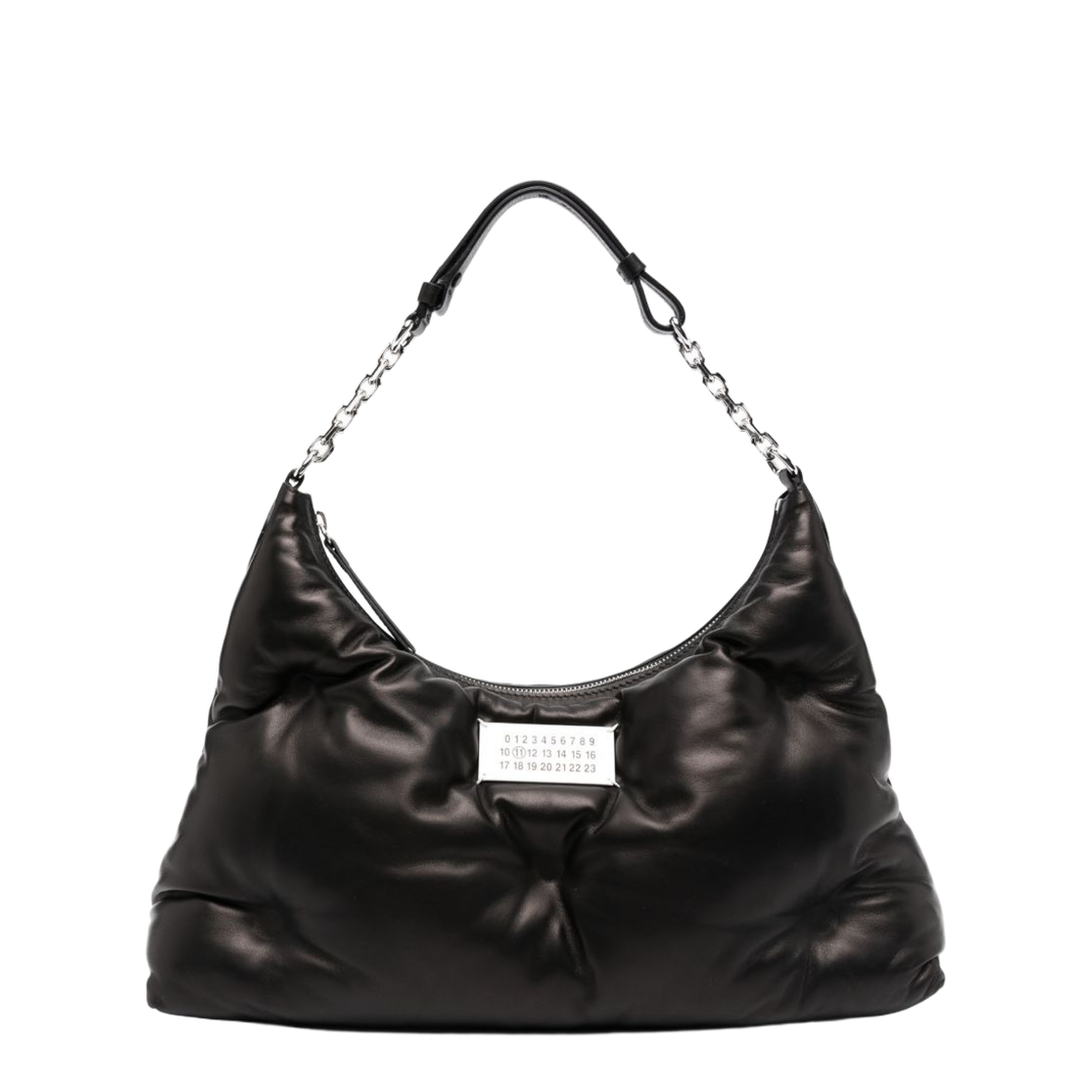 Glam Slam Medium Matelassé Hobo Bag - Black - Image 1