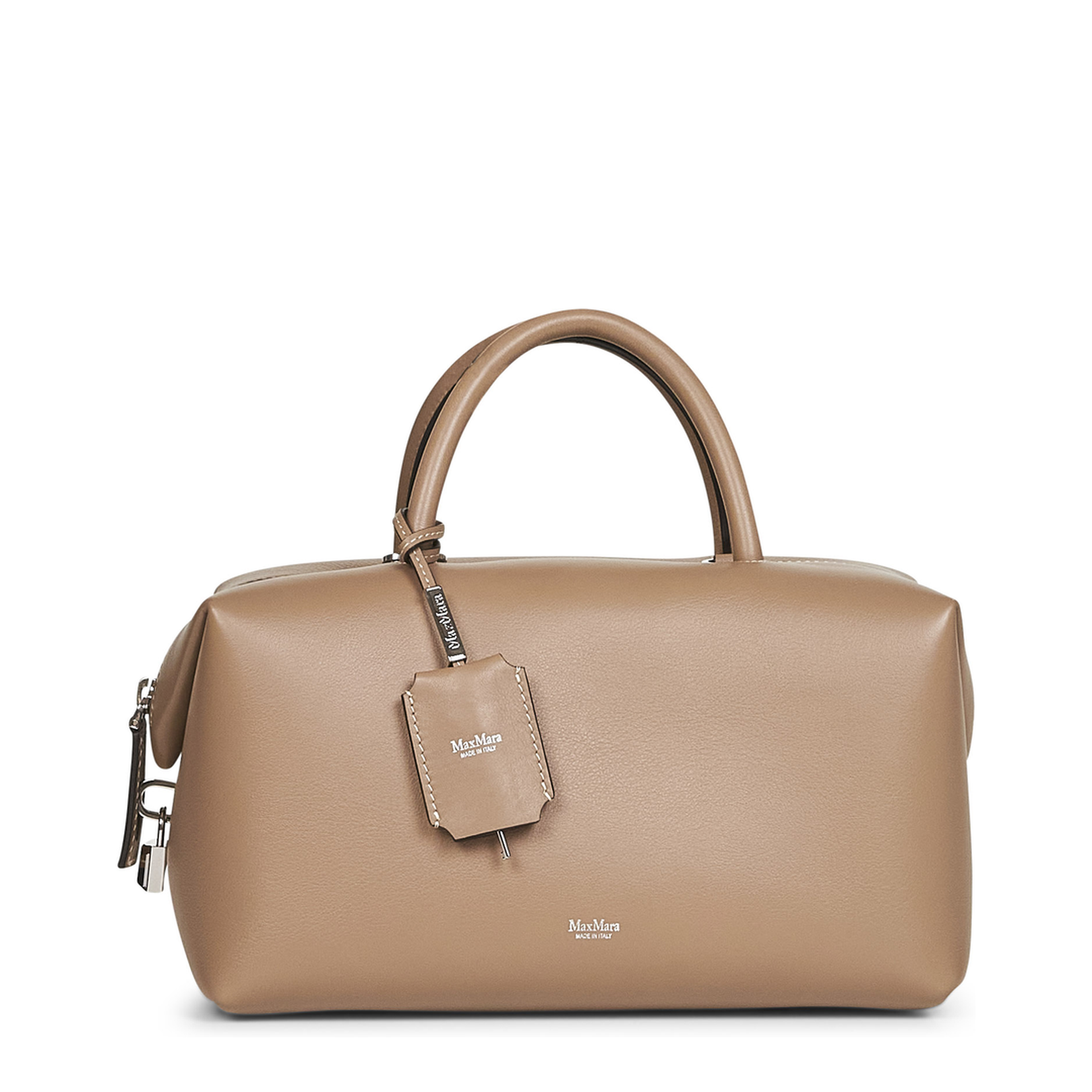 Holdallm Medium Bowler Bag Mud - Image 1