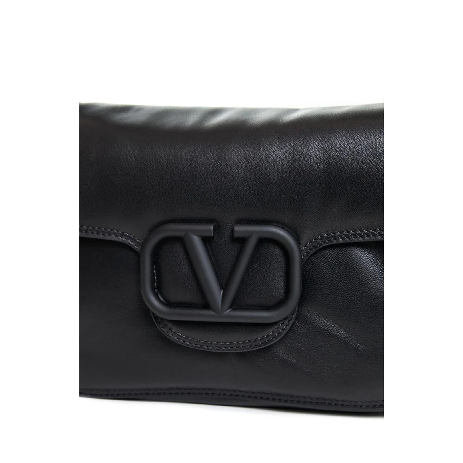 Black Nappa Leather Shoulder Bag - Image 3