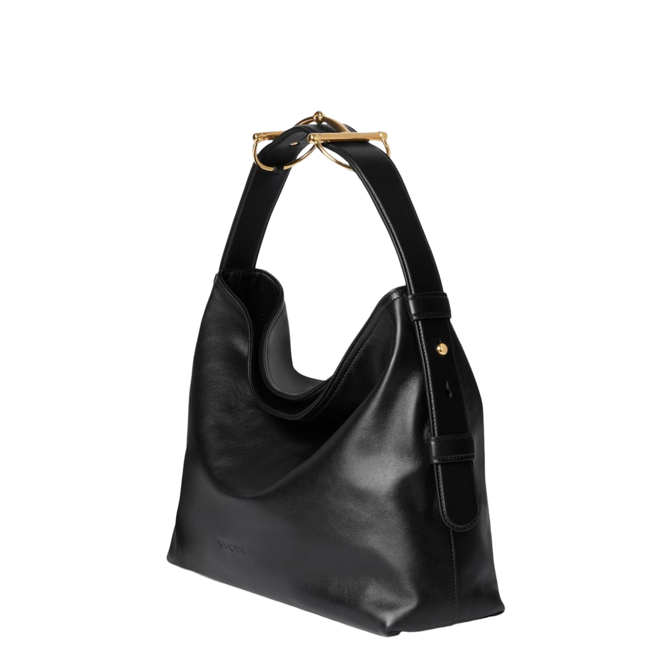 Beatrix Medium Leather Shoulder Bag - Black - Image 4