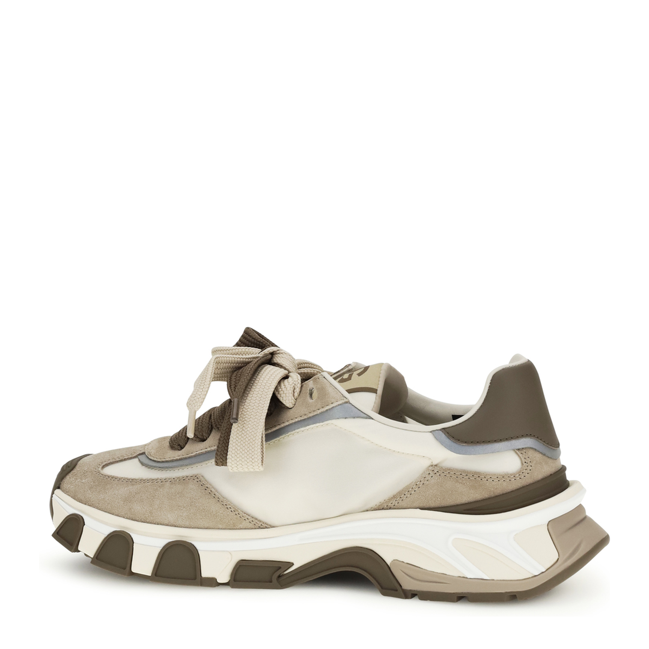 Leather And Mesh Sneakers - Image 3