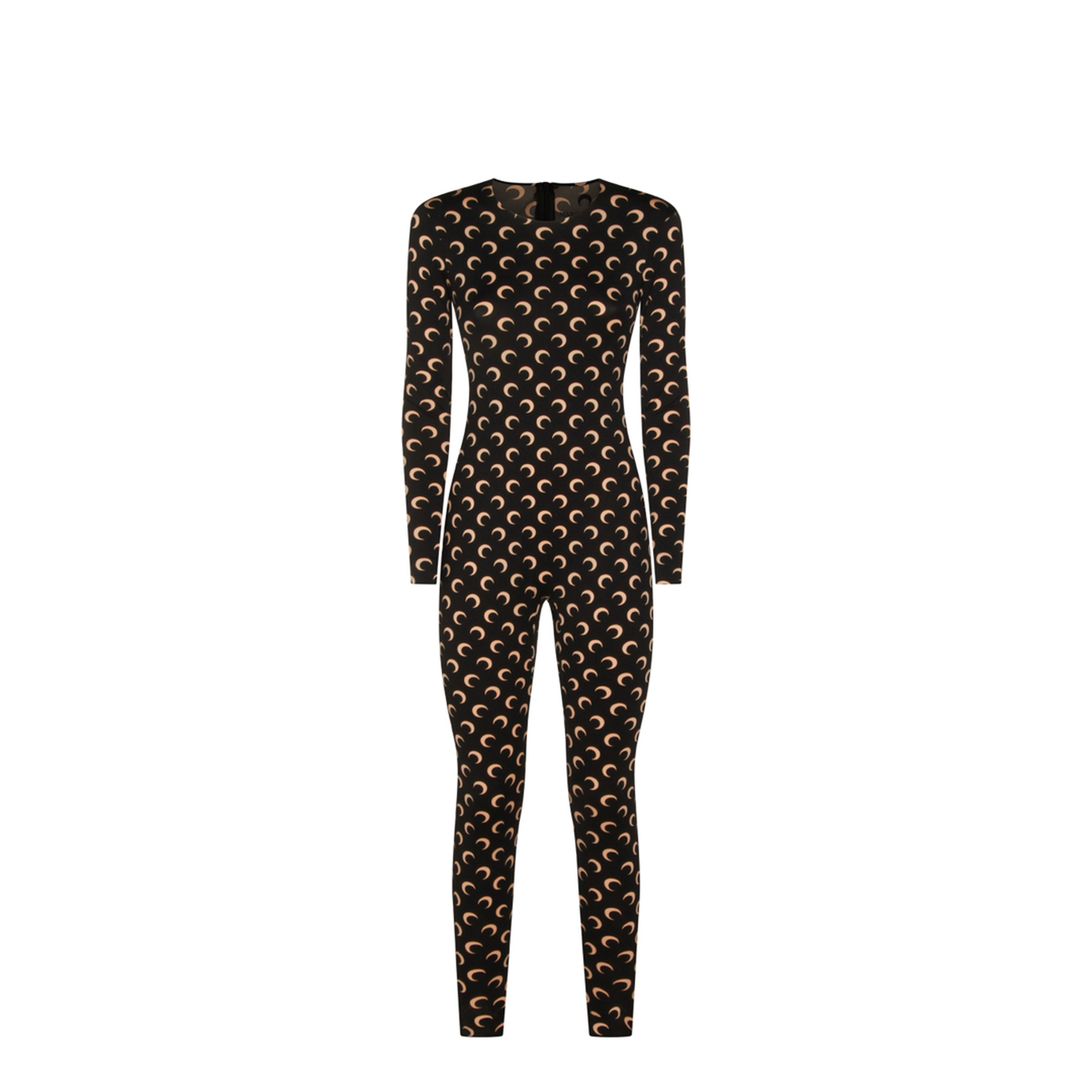 Moon Printed Catsuit - Black - Image 1