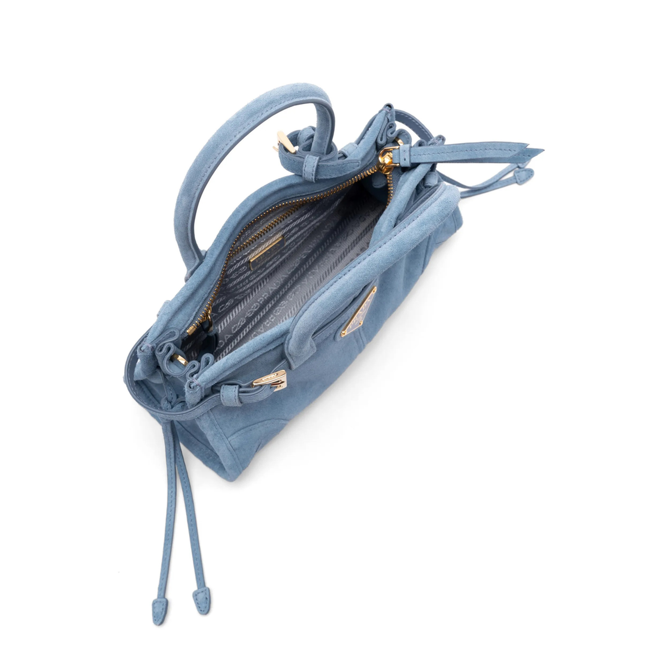 Bonnie Mini Leather Handbag - Light Blue - Image 3