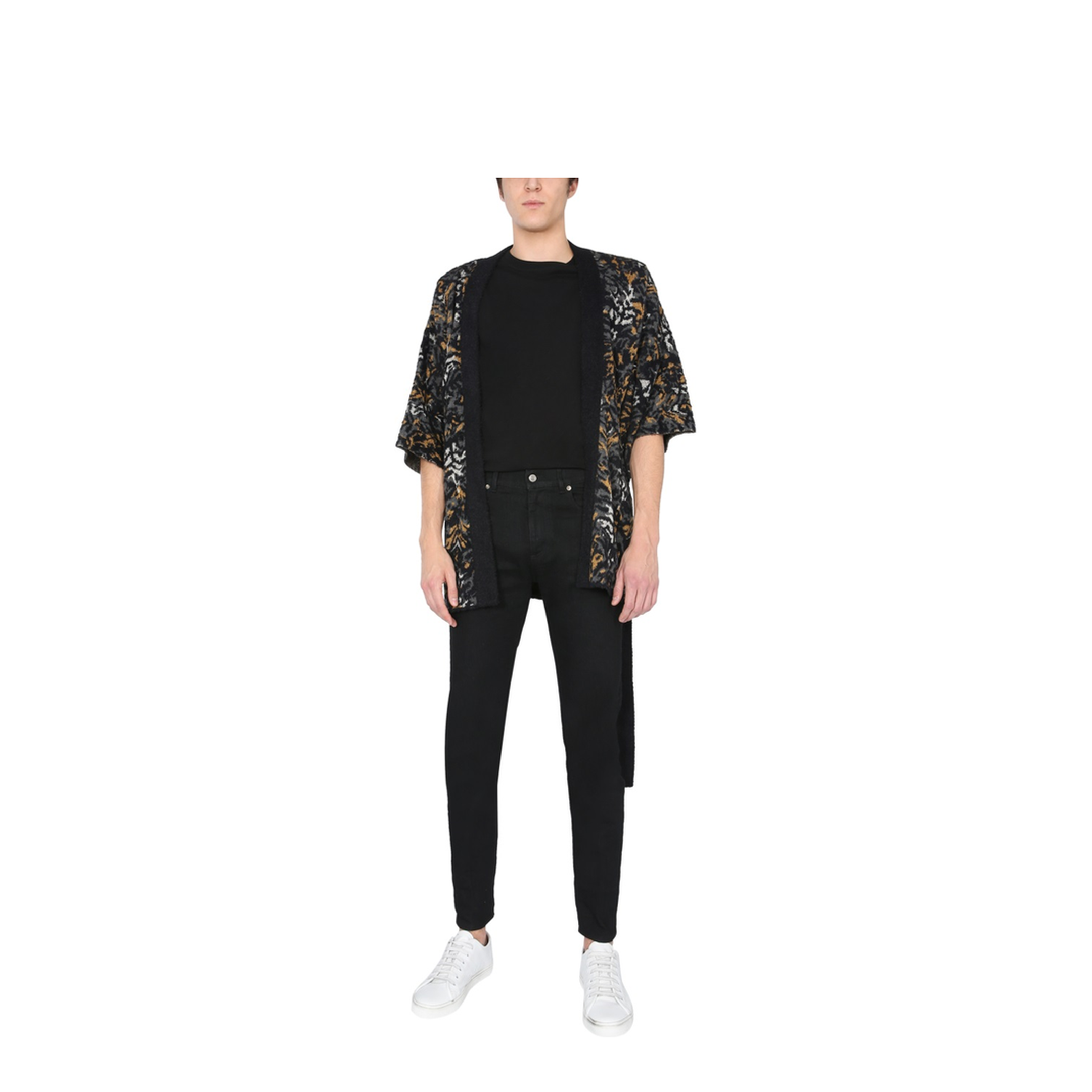 Jacquard Knit Kimono - Image 2