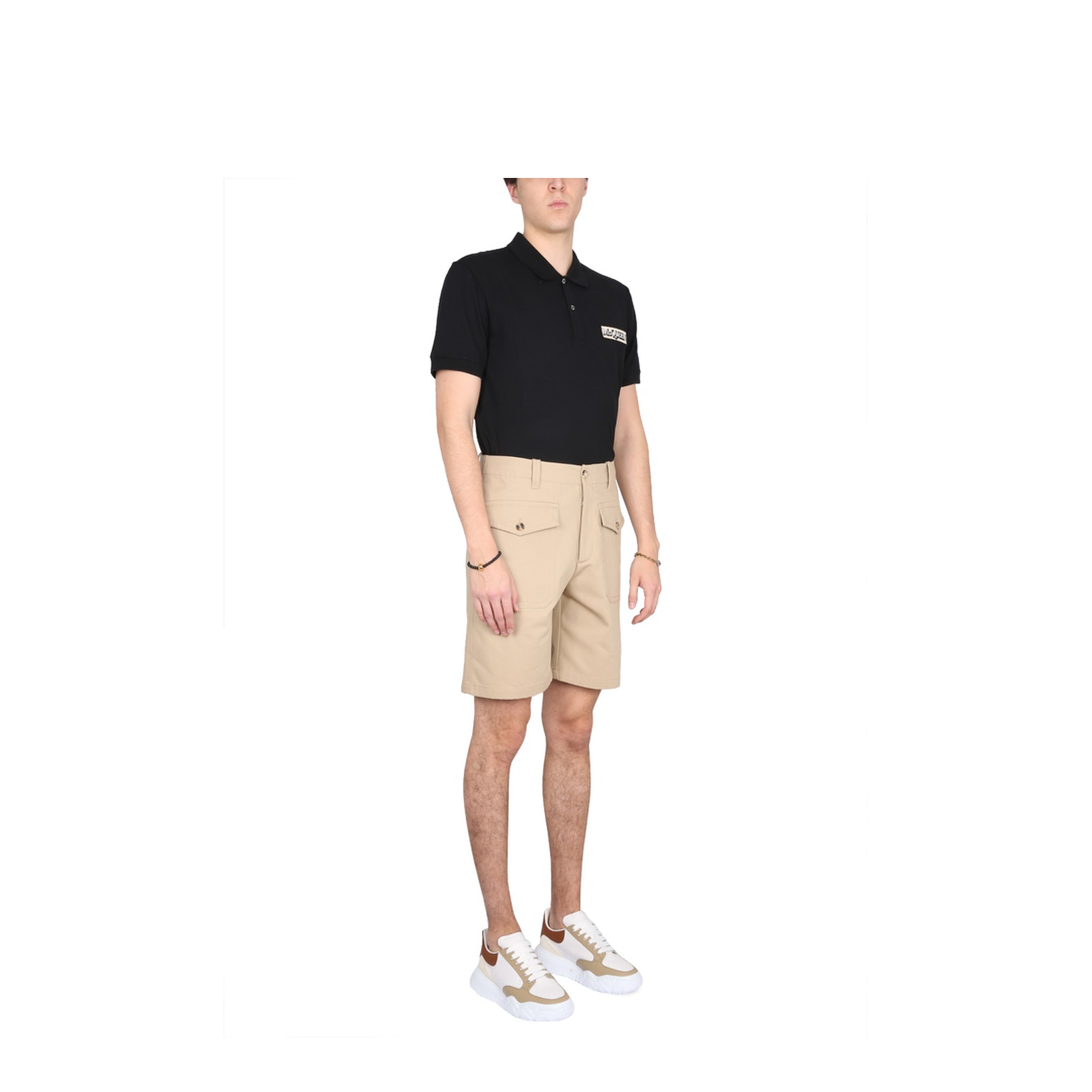 Cappuccino Cotton Bermuda Shorts - Image 2