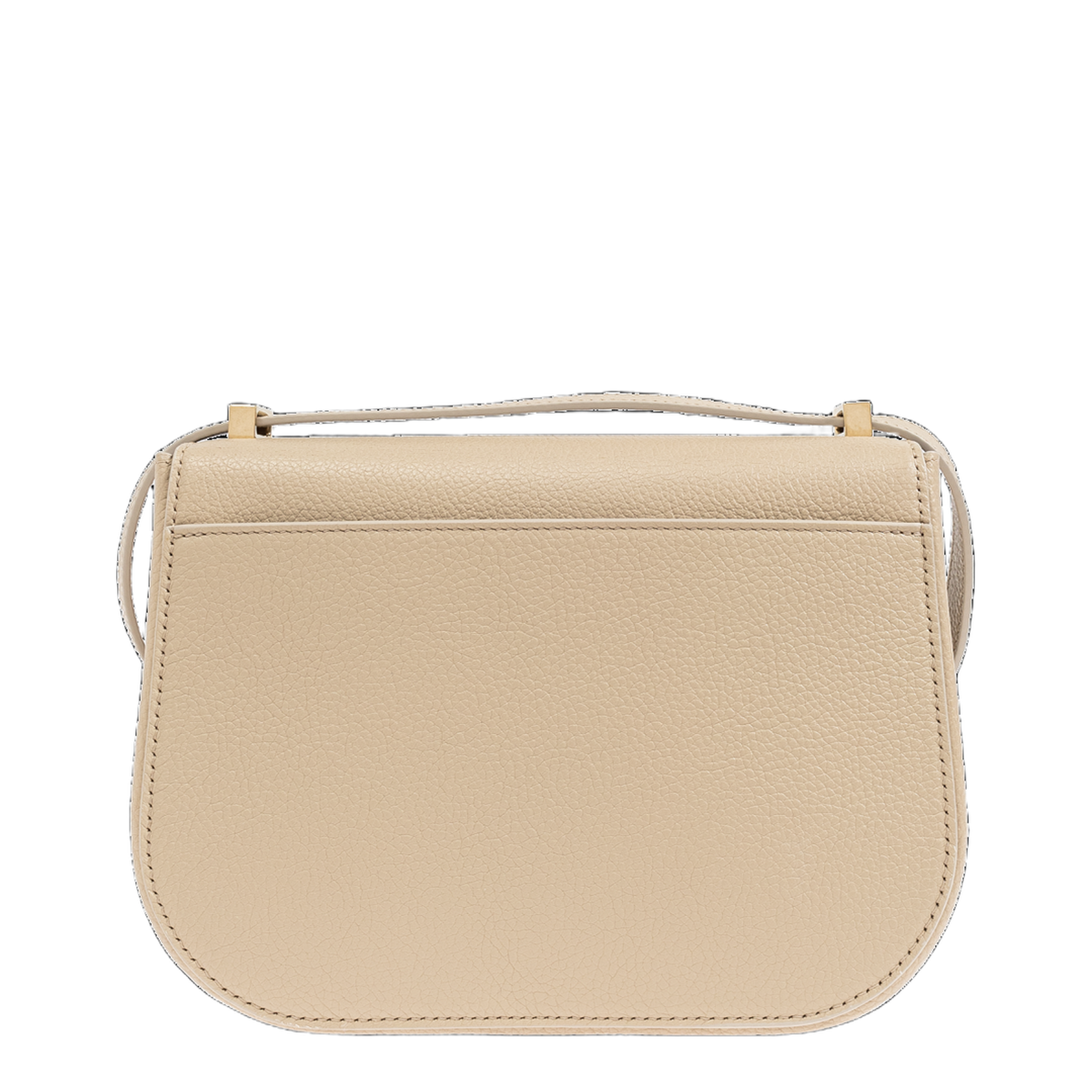 Double Gancini Shoulder Bag in Beige - Image 3