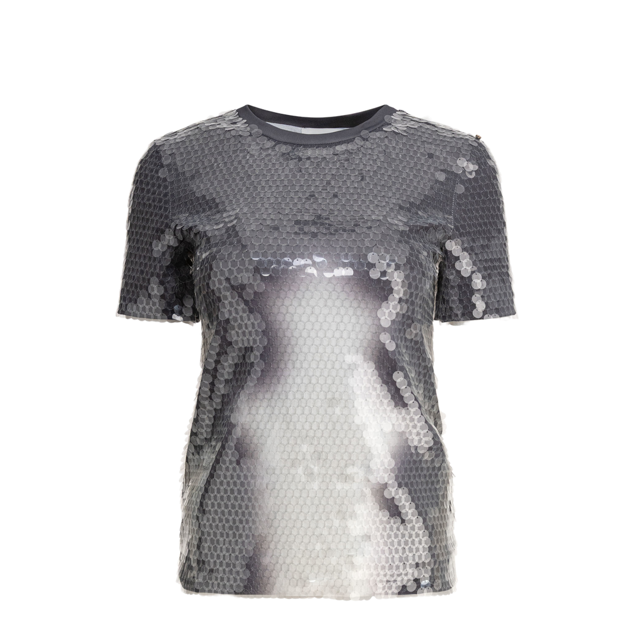 T-Shirt with Sequins - Image 1