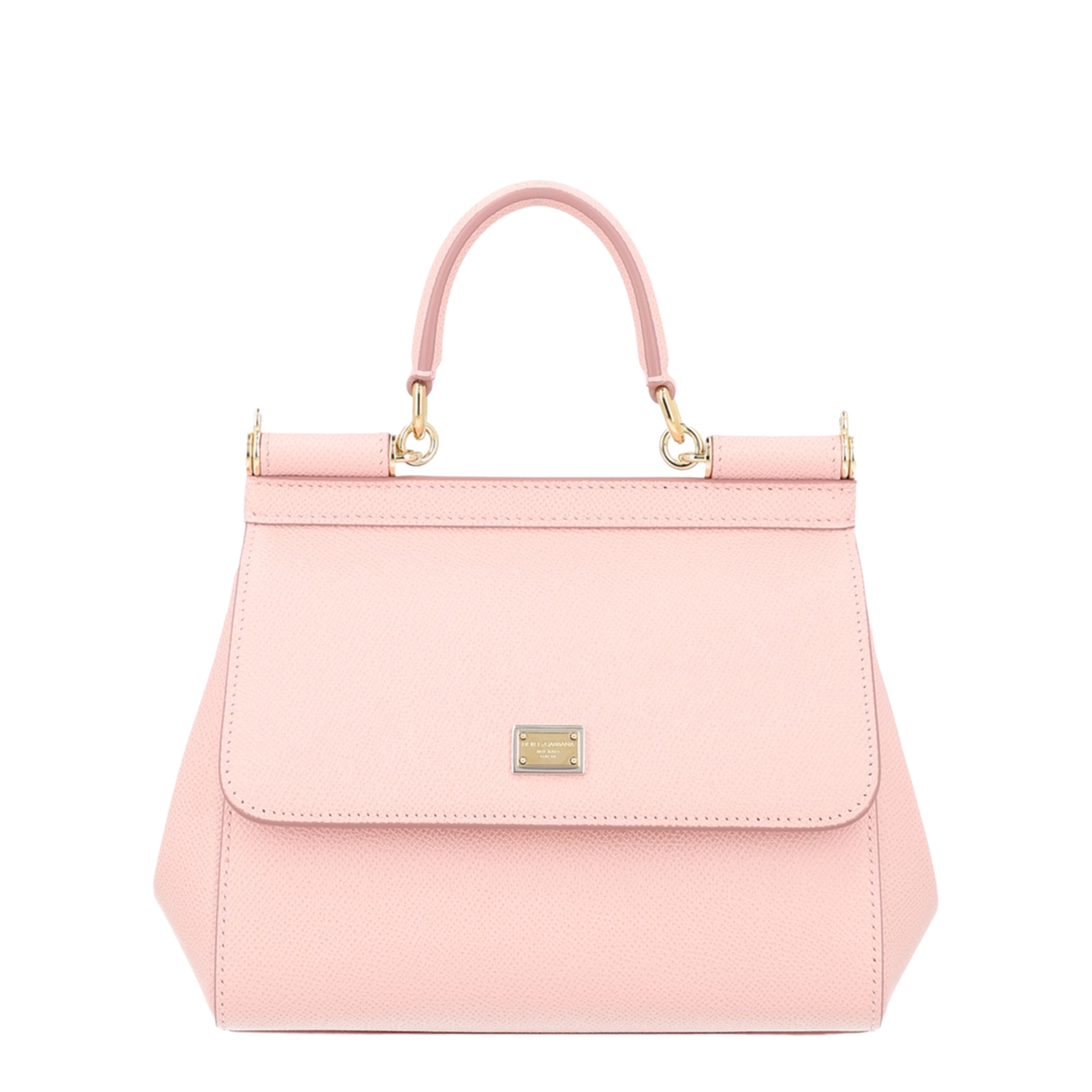 Medium Sicily Top-Handle Bag in Pink - Image 1