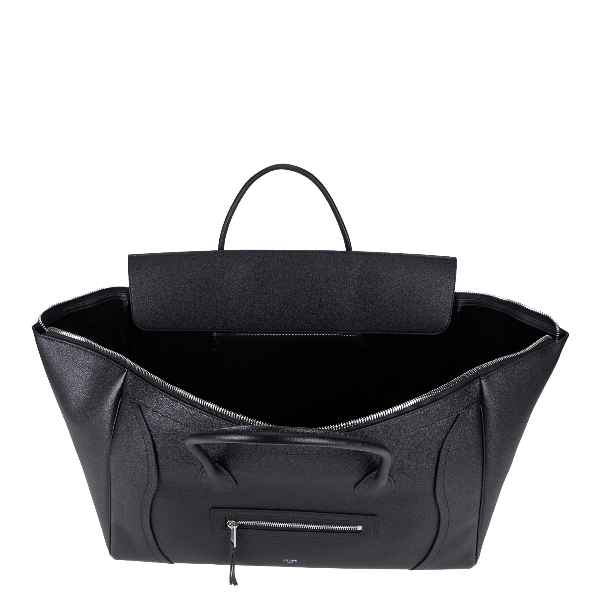 Luggage Big in Grained Calfskin - Black - Image 2